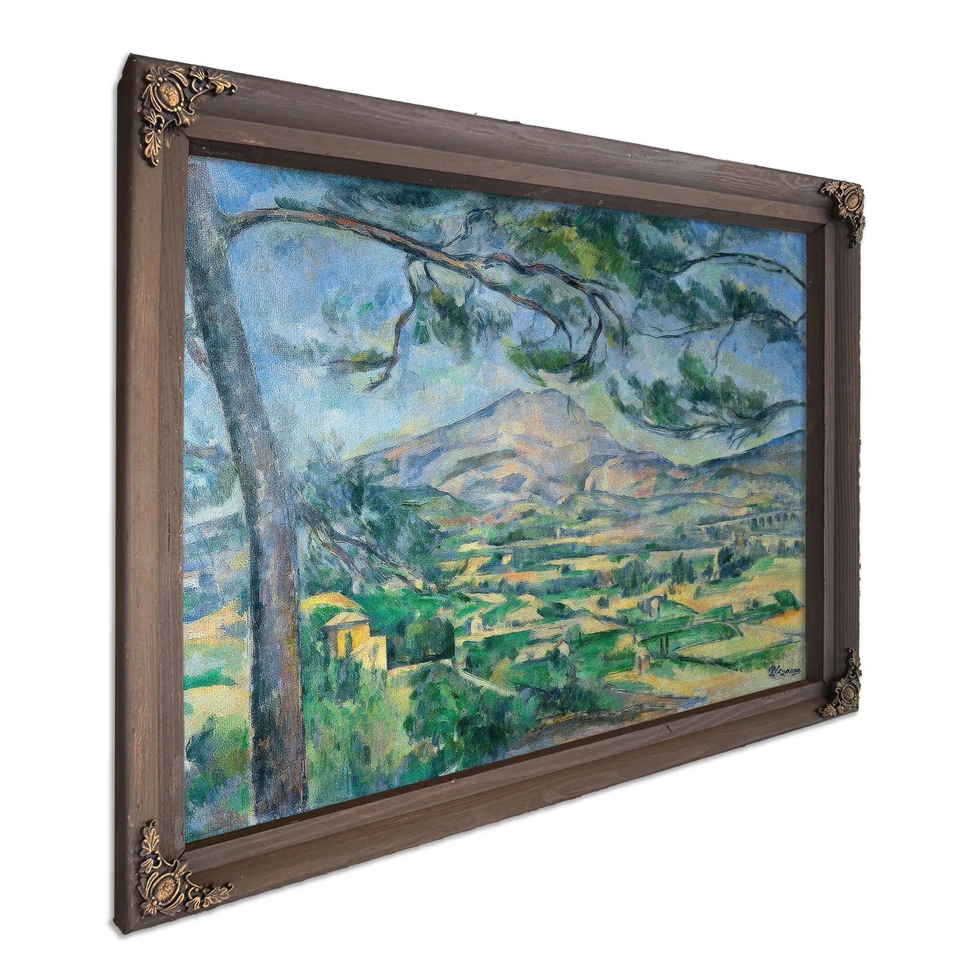 Mont Sainte Victoire With Large Pine 1887 By Paul Cezanne Fine Art Print