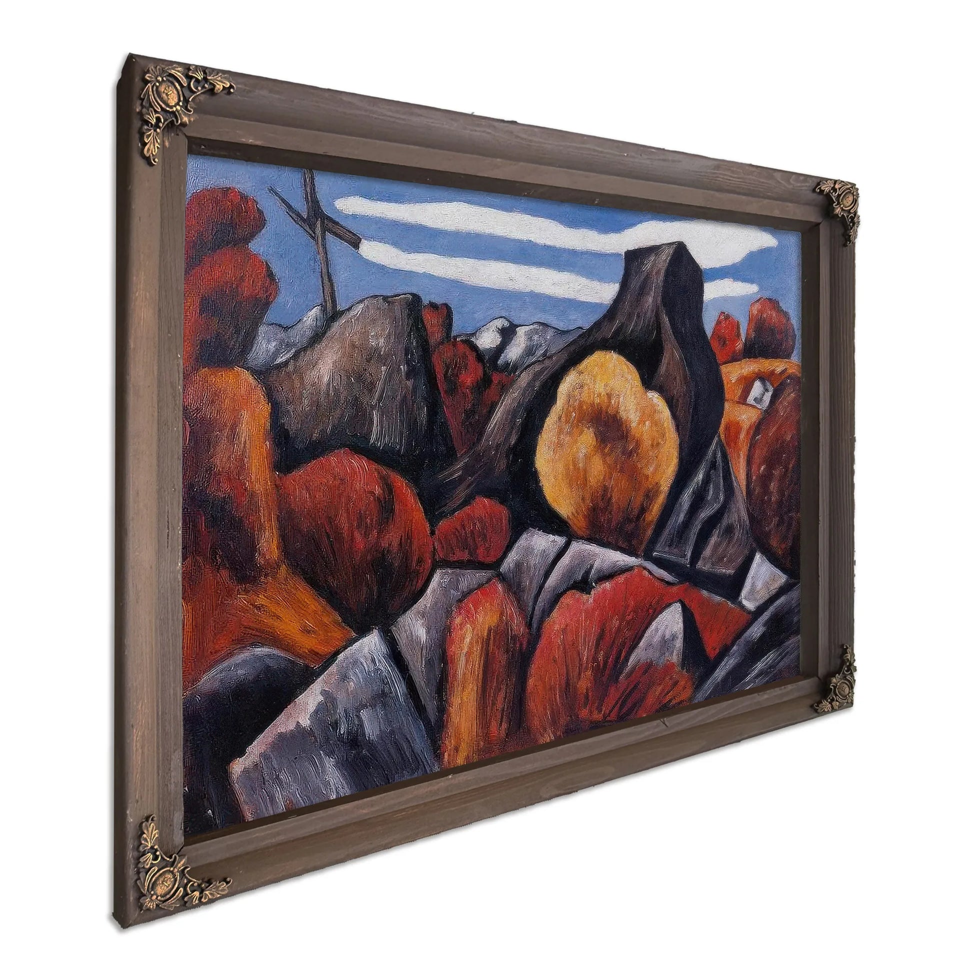 Mountains In Stone Dogtown By Marsden Hartley Fine Art Print