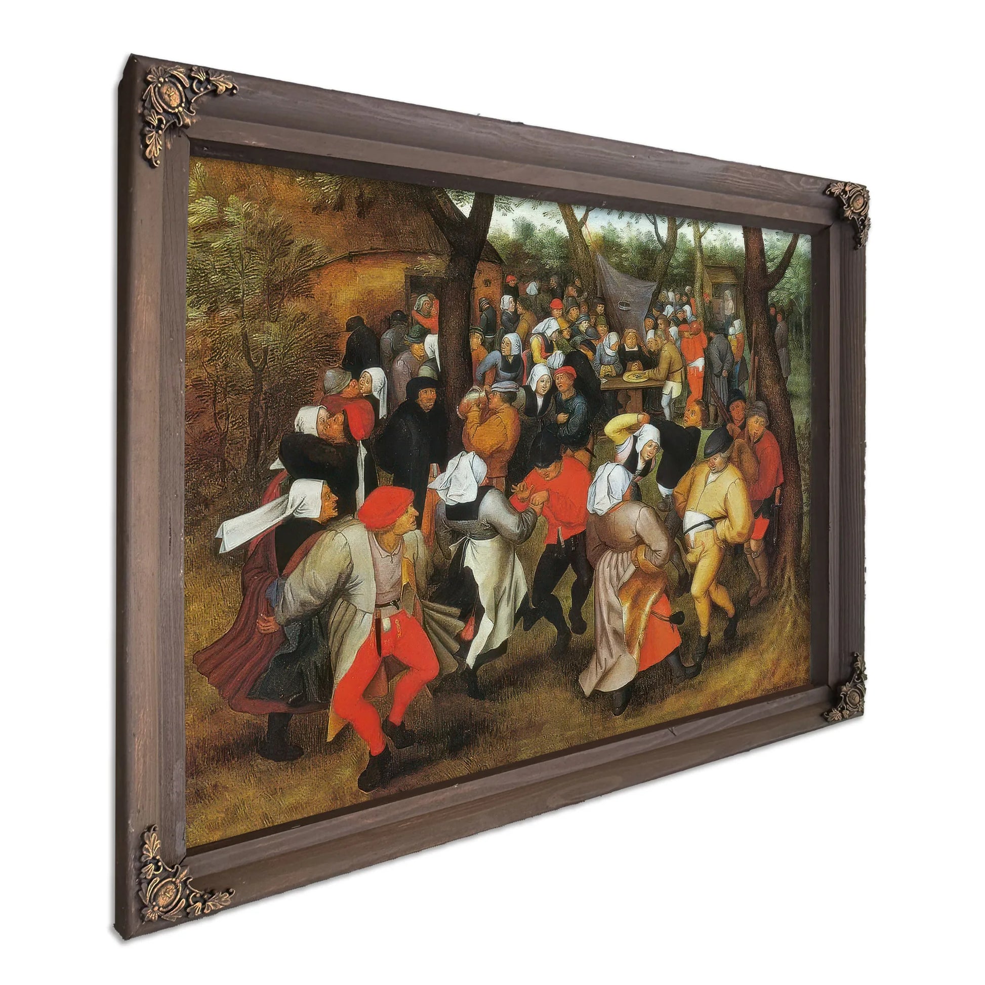 Peasant Wedding Dance 1607 By Pieter Bruegel Fine Art Print