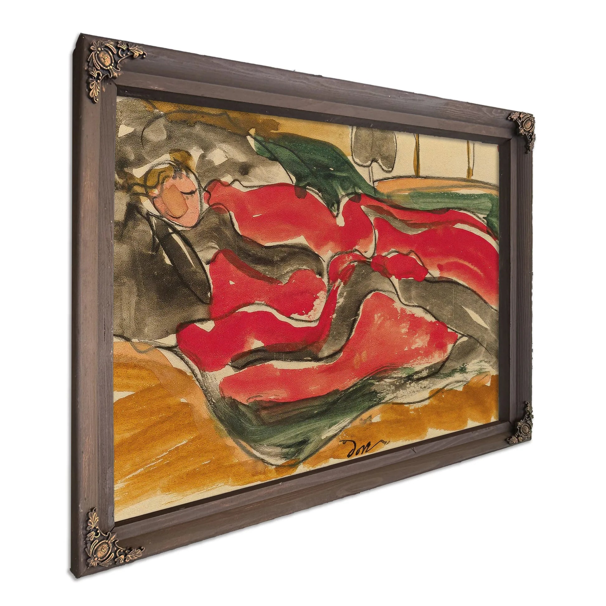 Woman Asleep By Arthur Dove Fine Art Print