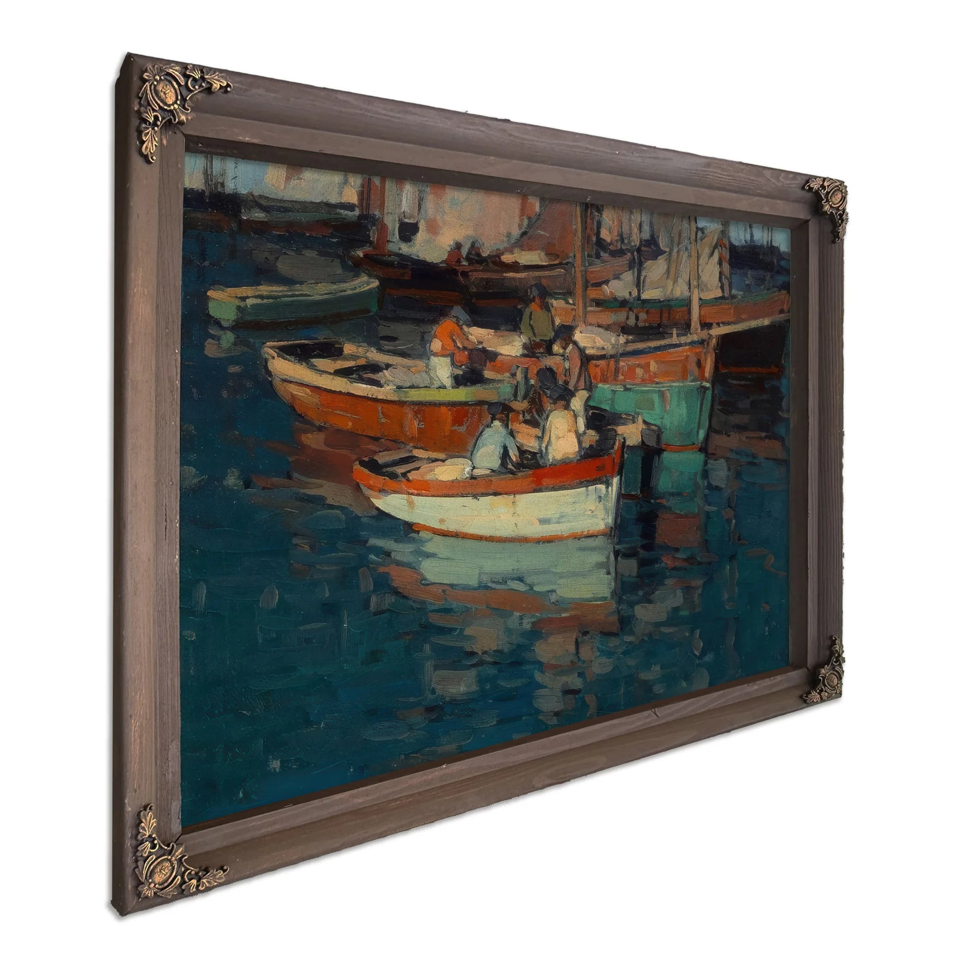 Breton Fishermen, Concarneau, France By Edgar Payne Fine Art Print