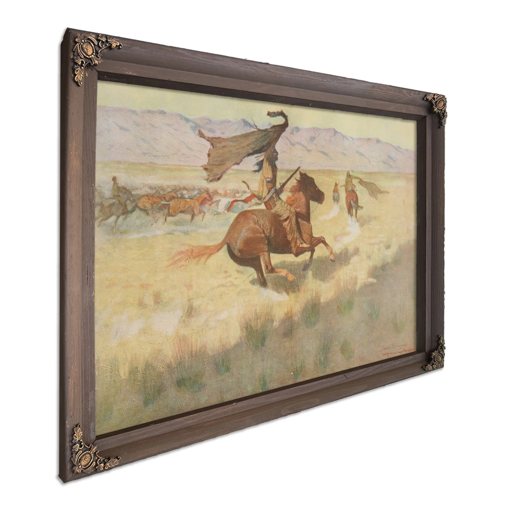 The Stampede  by Frederic Remington