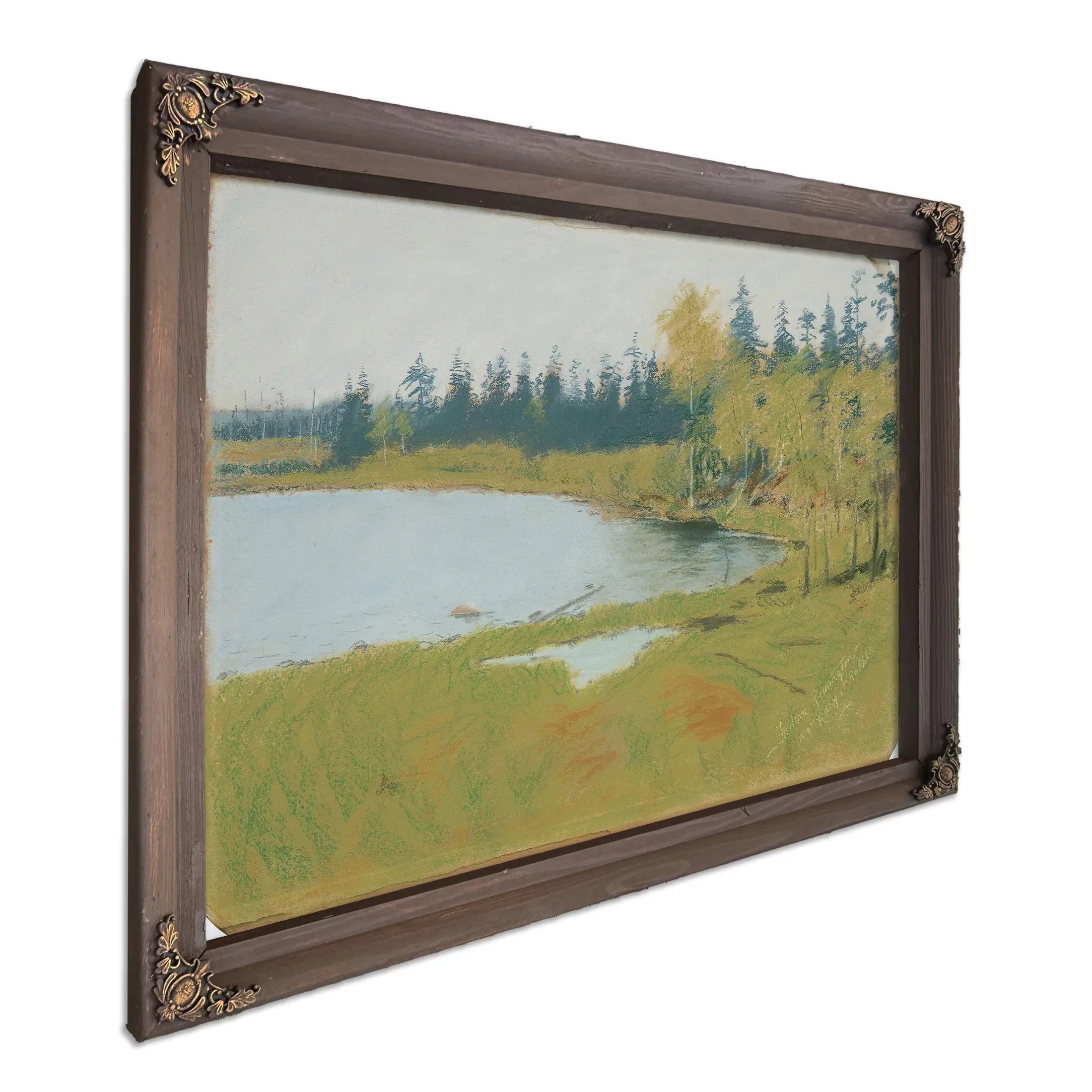 A Grey Day At Ralphs by Frederic Remington