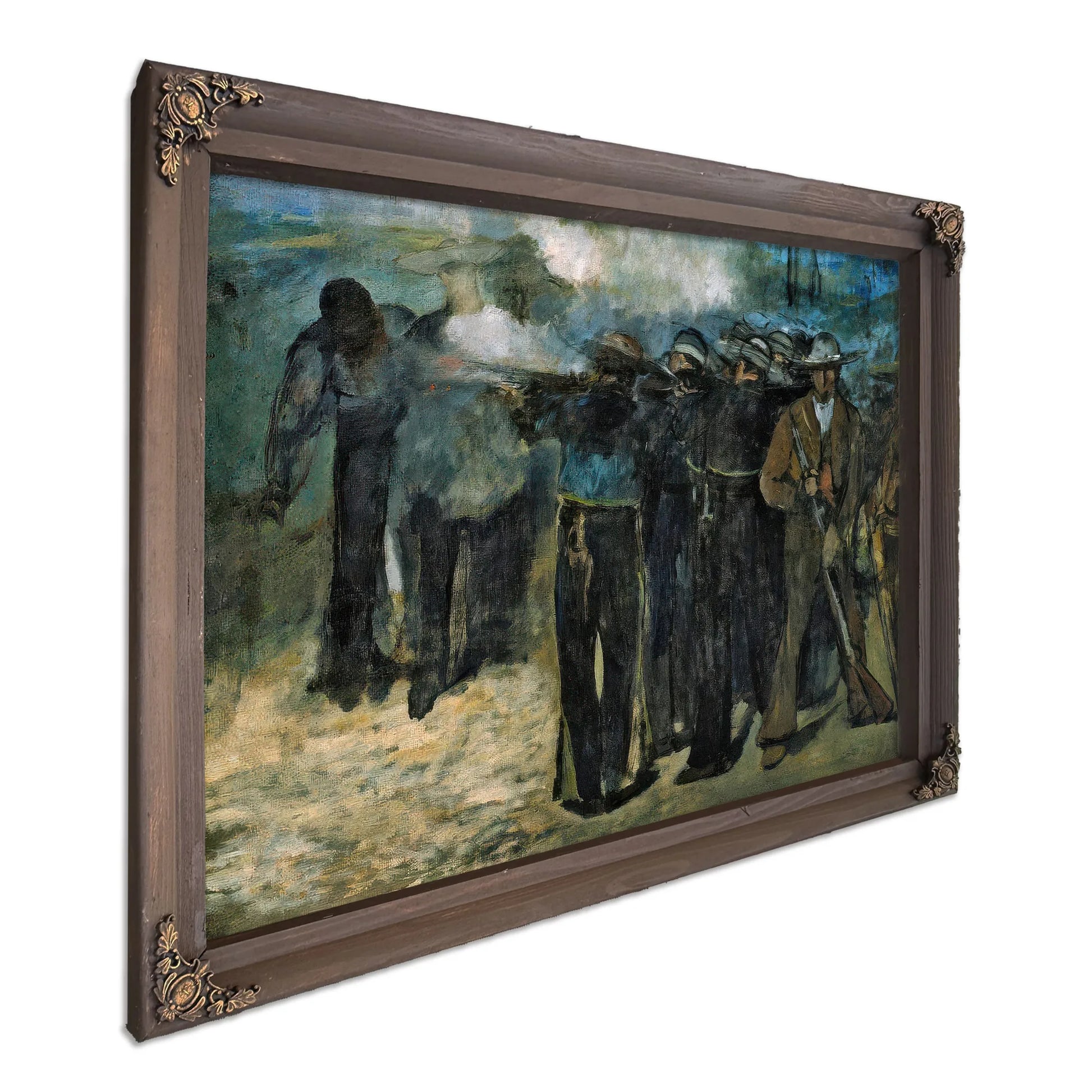 Execution Of The Emperor Maximilian By Edouard Manet Fine Art Print