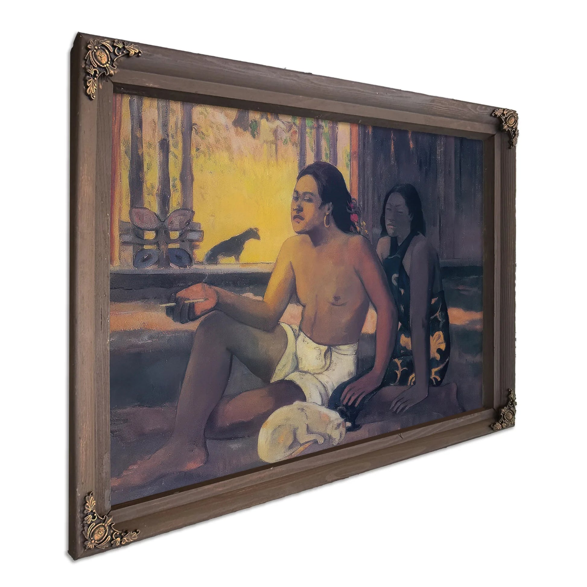 Eiaha Ohipa ( Tahitians In A Room) By Paul Gauguin Fine Art Print