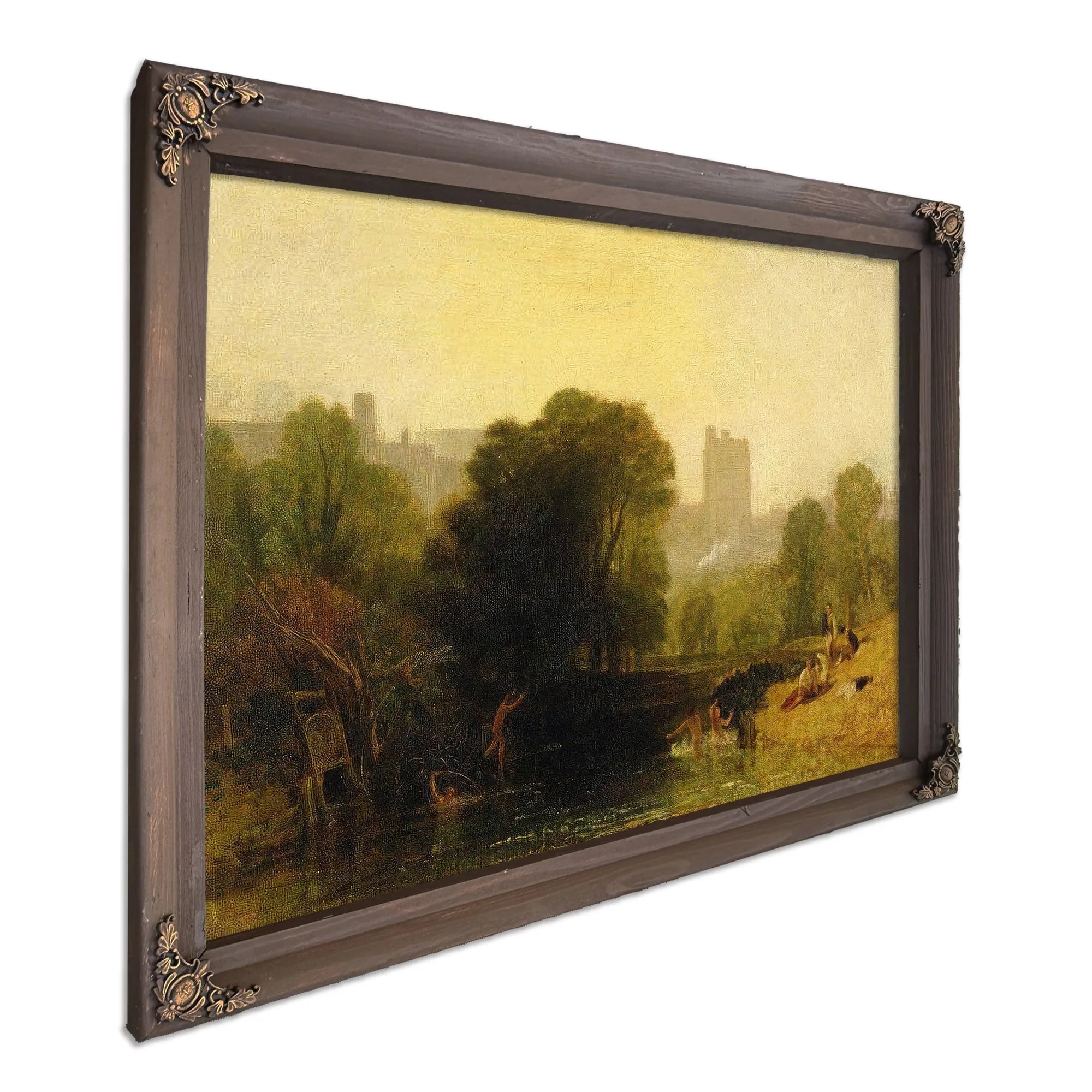 Near The Thames Lock Windsor By Joseph Mallord William Turner Fine Art Print