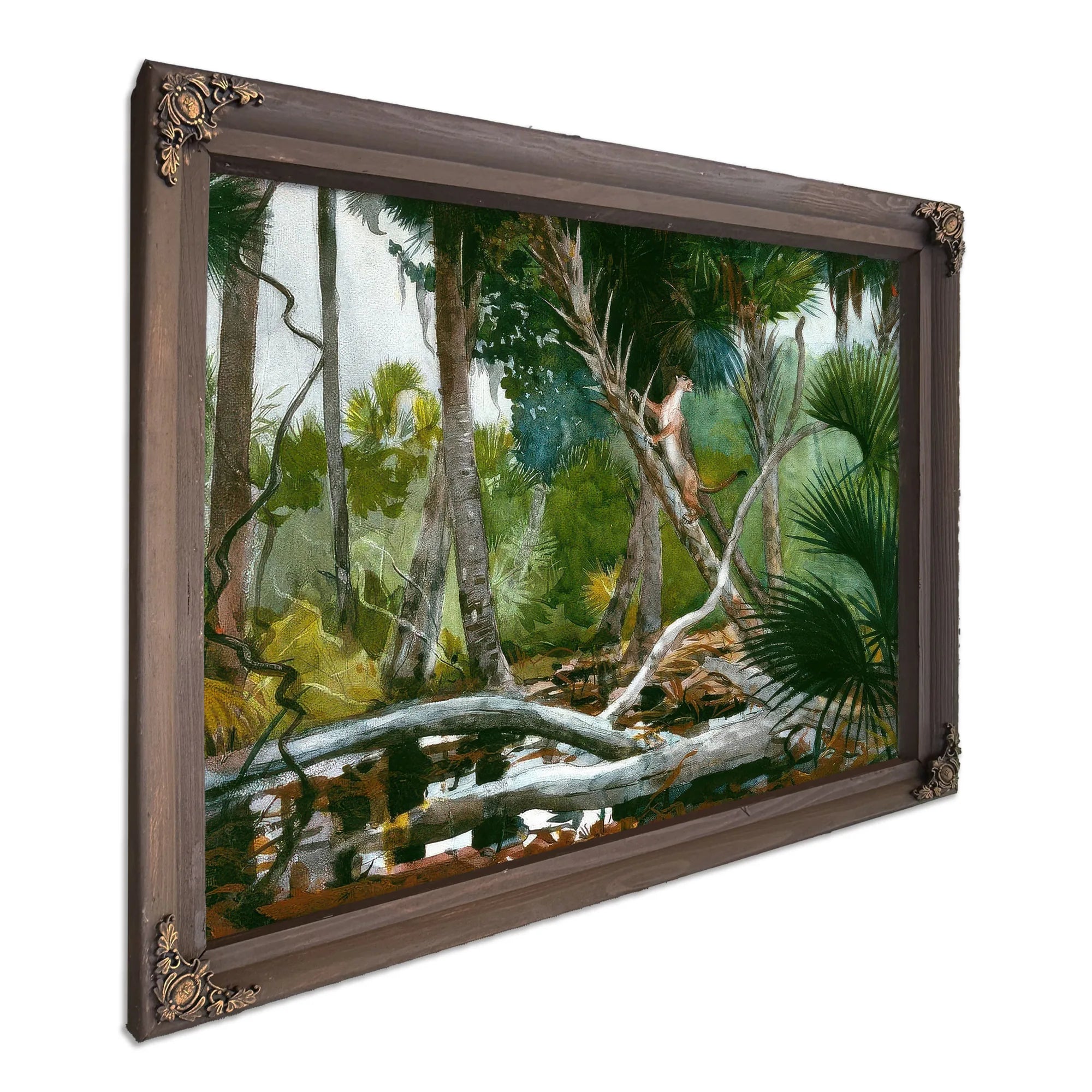 In The Jungle Florida By Winslow Homer Fine Art Print