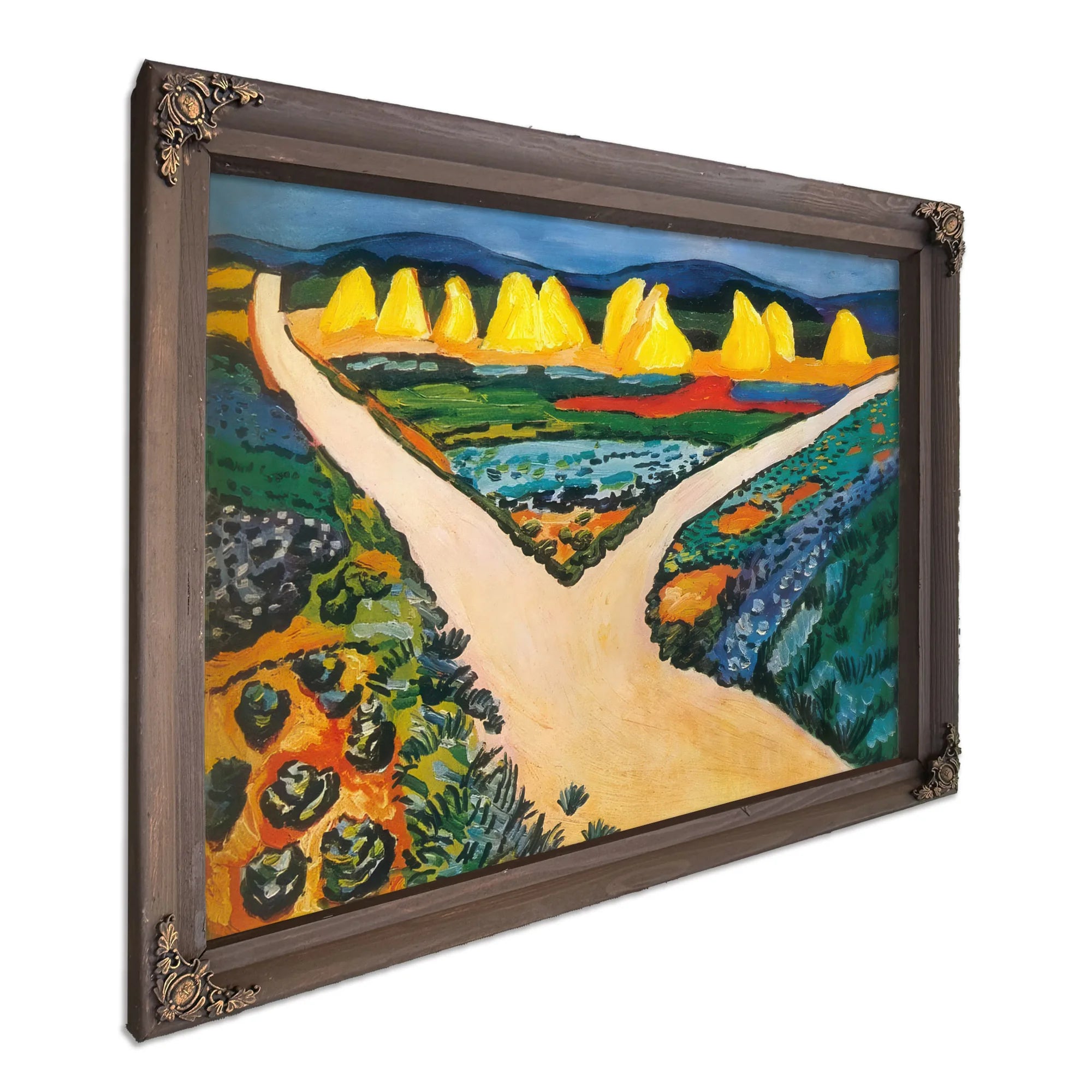 Confluence Point By August Macke Fine Art Print