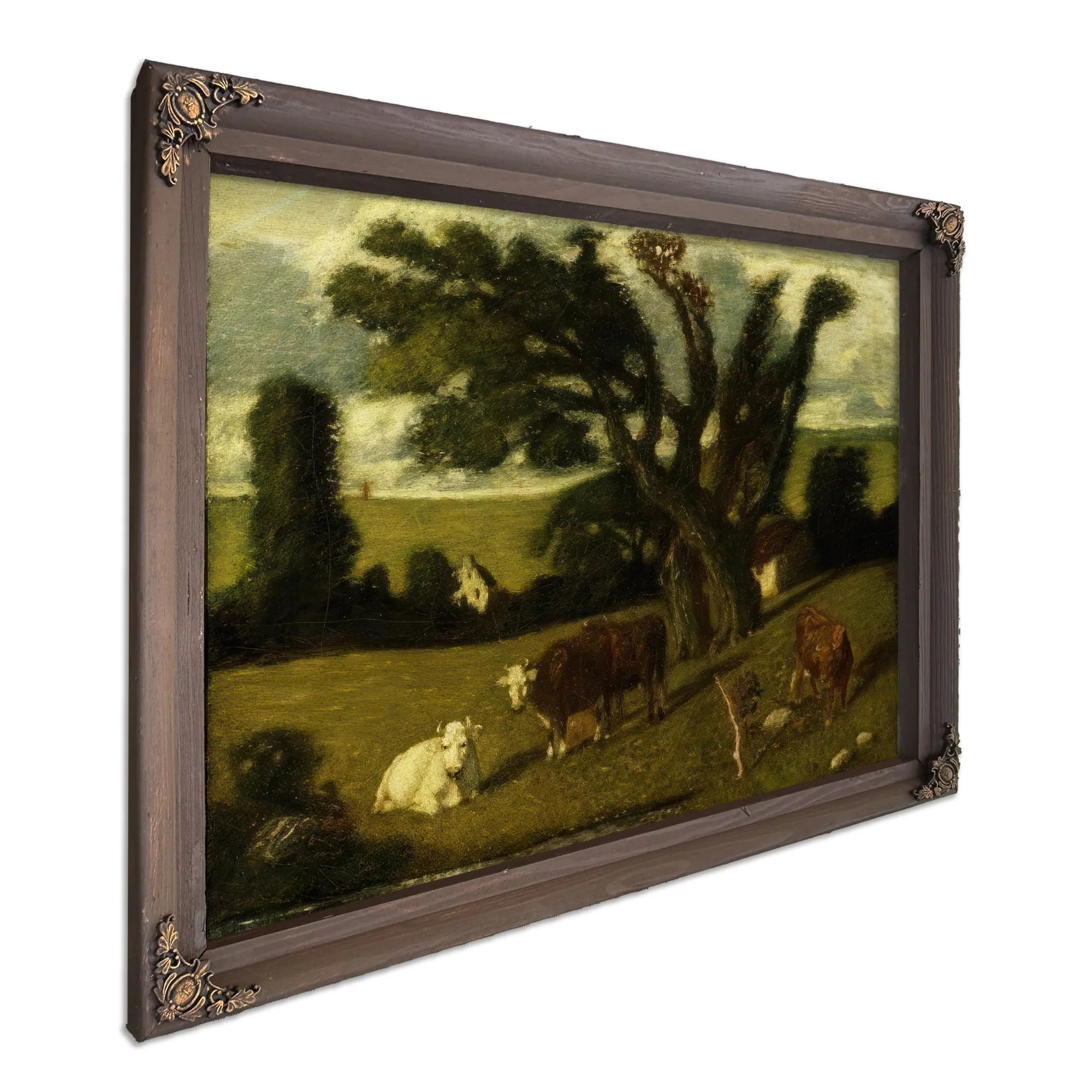 Pastoral Study By Albert Pinkhamryder Fine Art Print