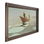 River Drivers In The Spring Break Up by Frederic Remington