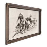 Wounded Knee Artillery  by Frederic Remington