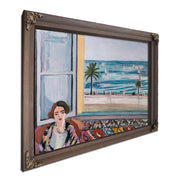 Seated Woman Back Turned To The Open Window by Henri Matisse