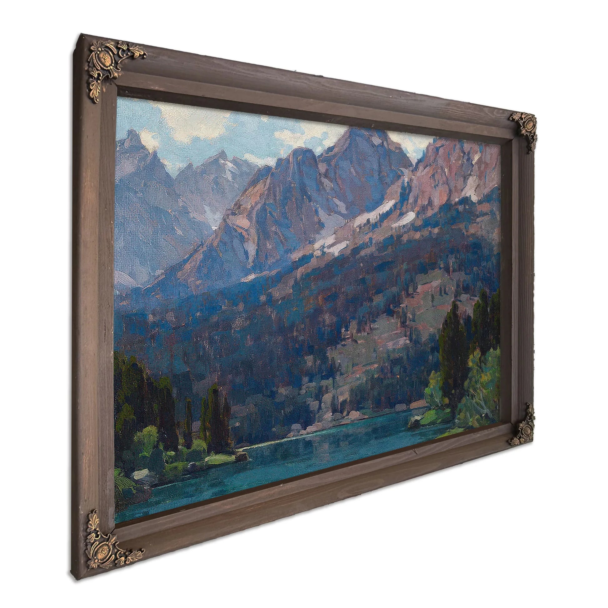 Rugged Peaks By Edgar Payne Fine Art Print
