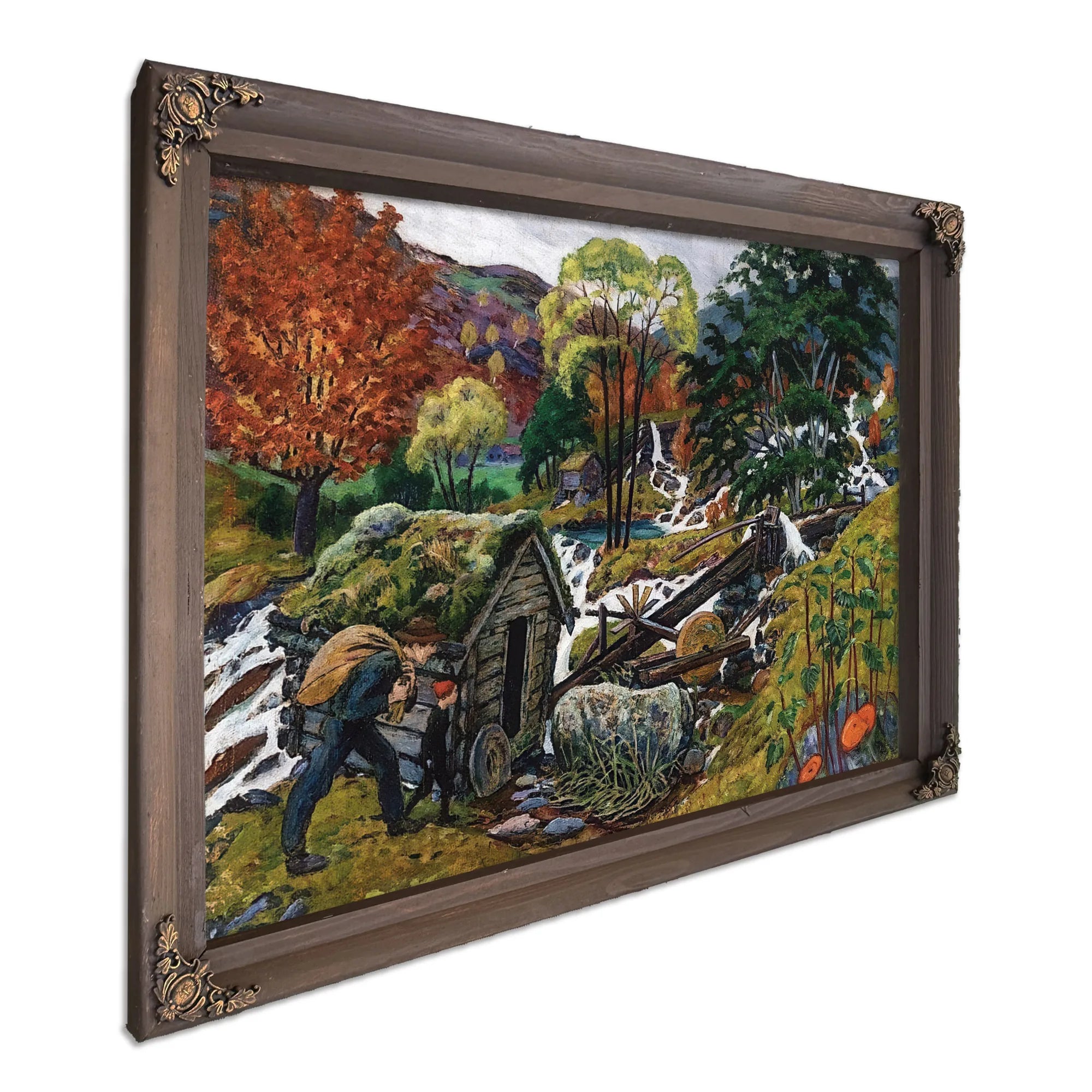 Milling Weather By Nicolai Astrup Fine Art Print