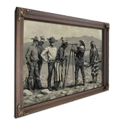 Looking Through The Telescope  by Frederic Remington