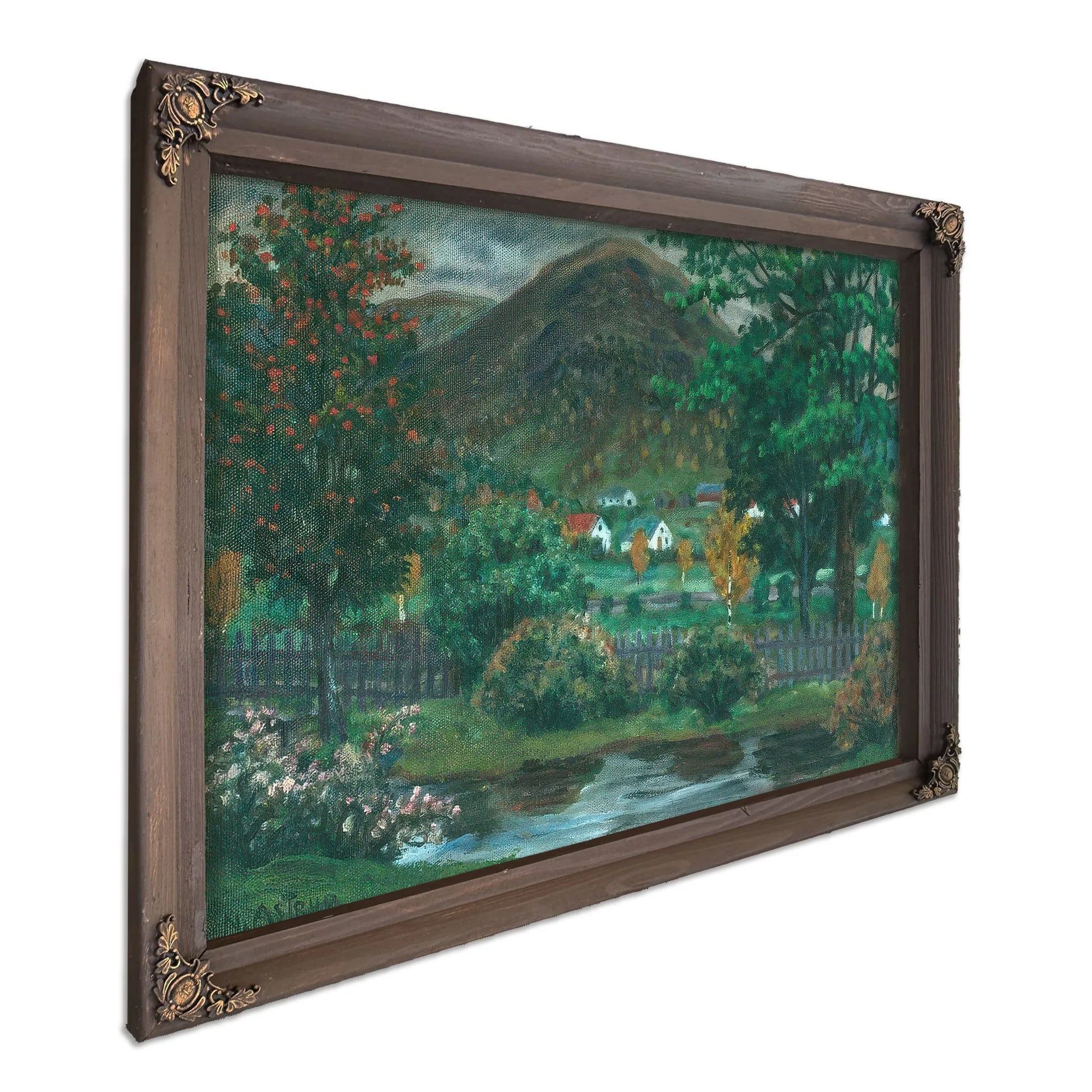 Over The Garden Fence By Nicolai Astrup Fine Art Print