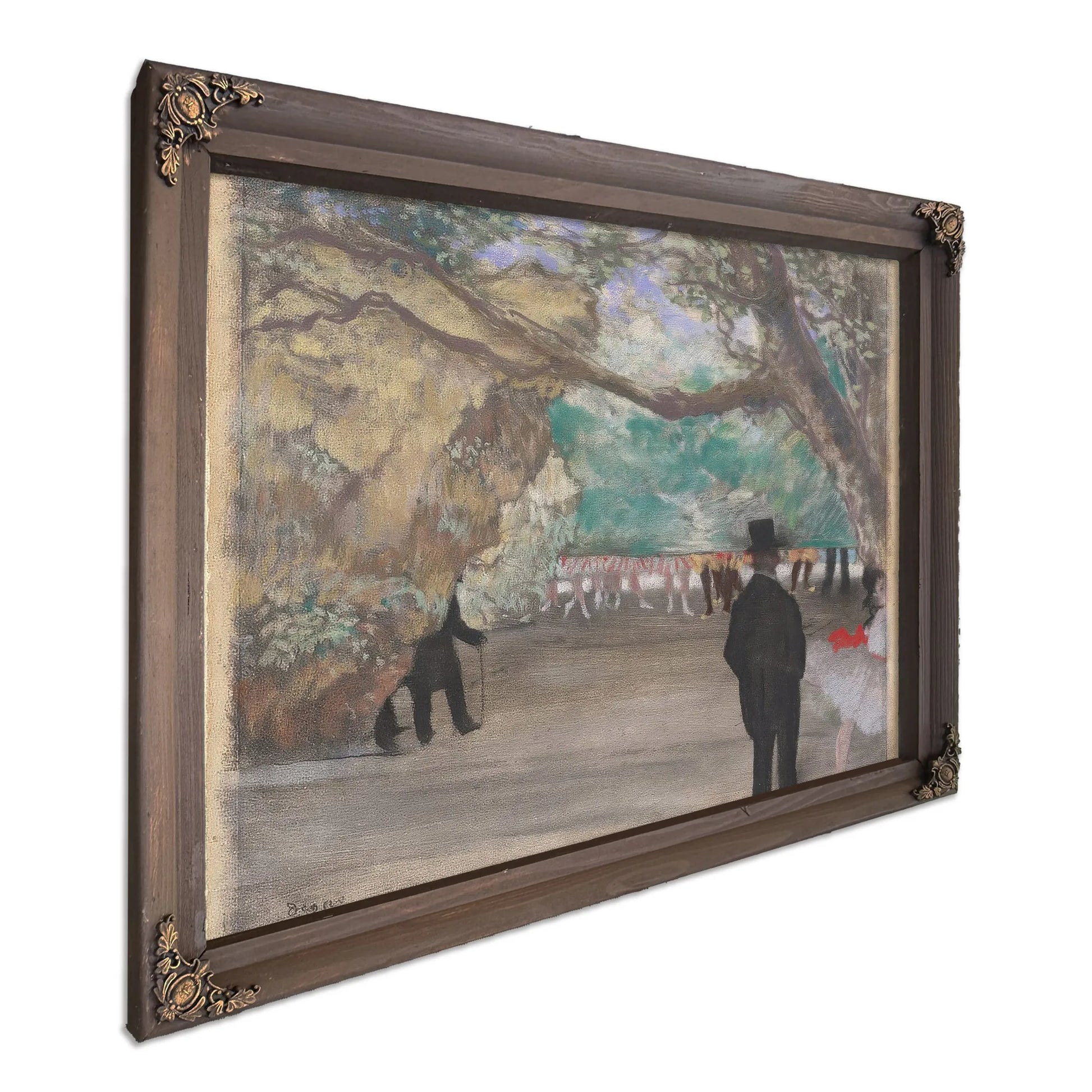 The Curtain By Edgar Degas Fine Art Print
