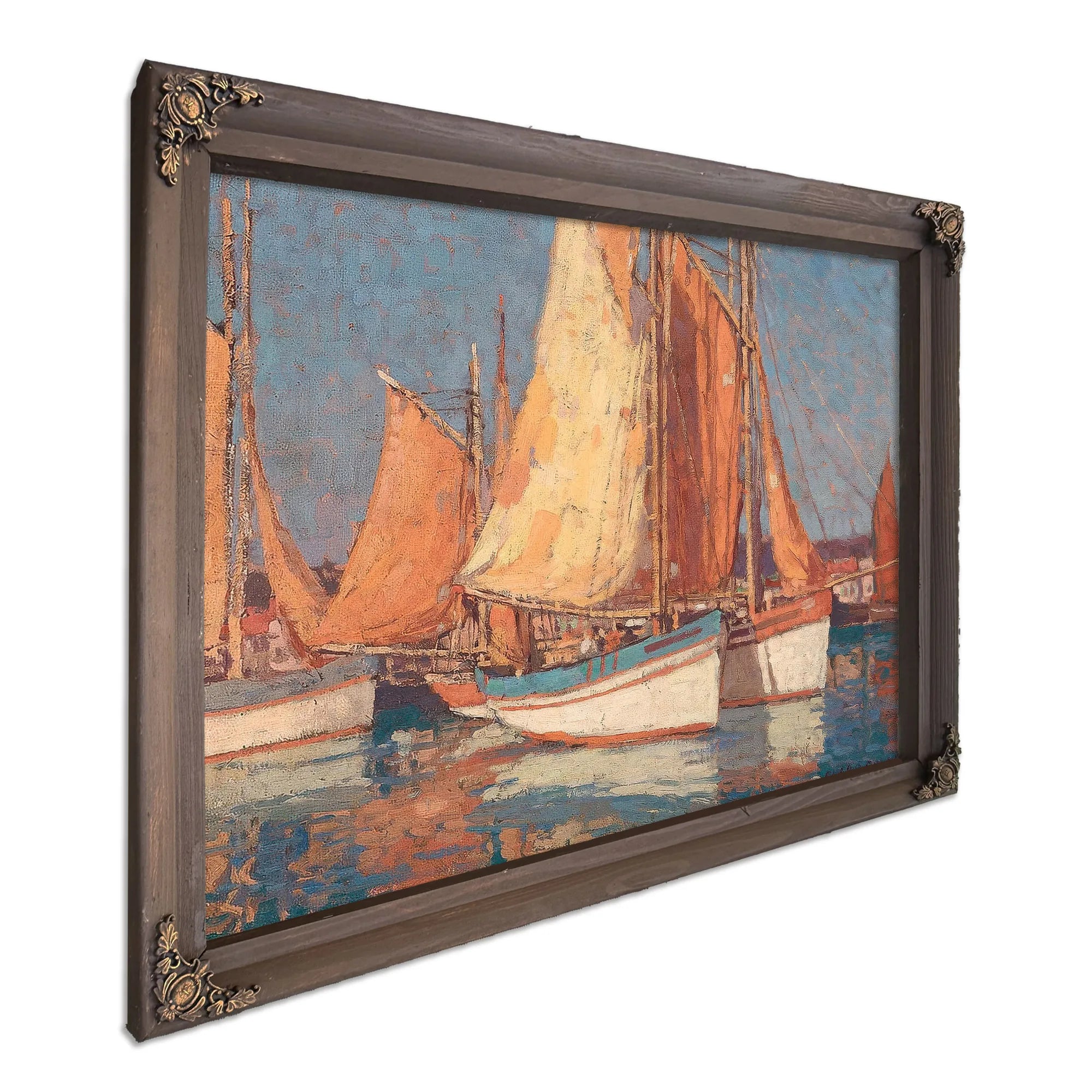 Boats Off Concarneau By Edgar Payne Fine Art Print
