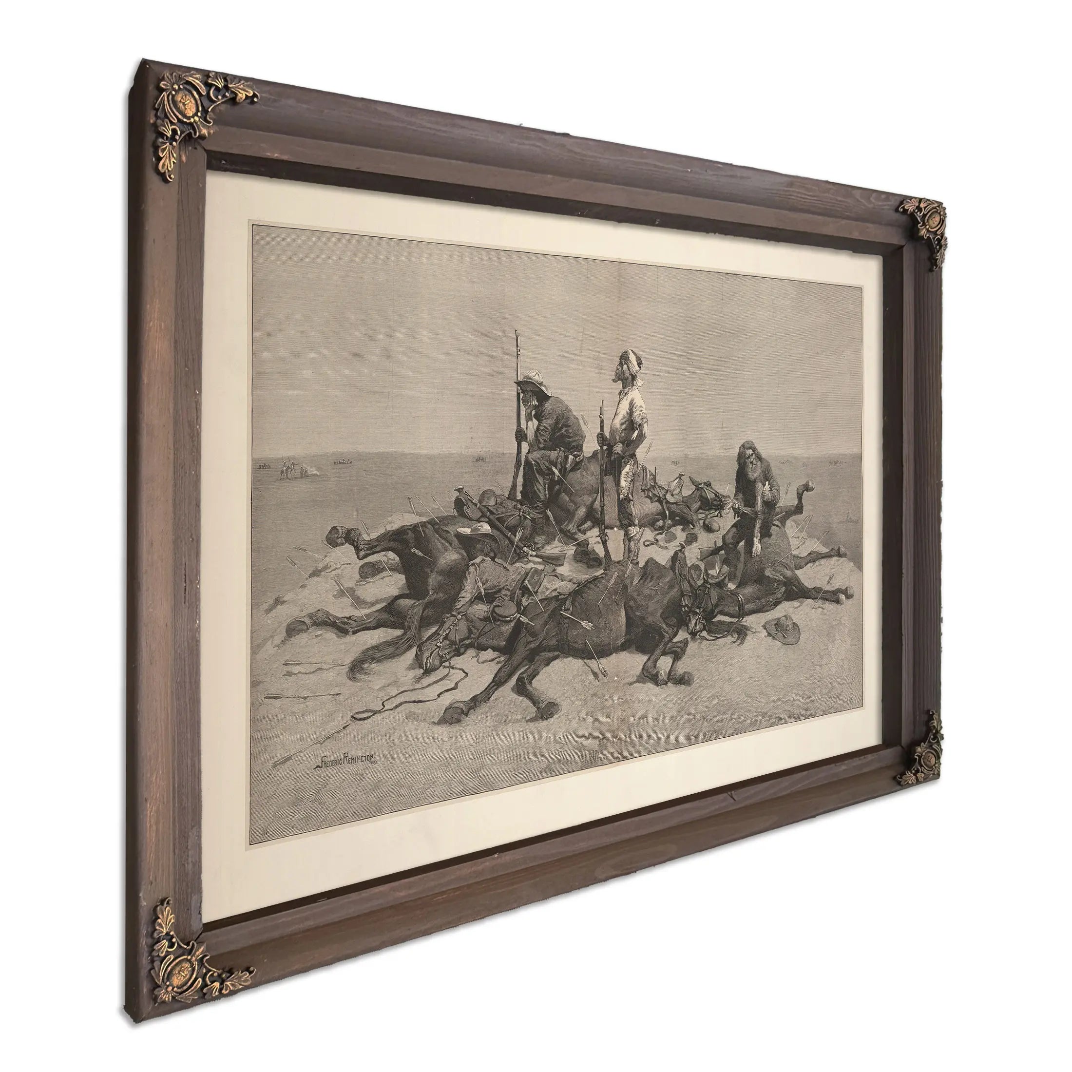 The Last Lull In The Fight by Frederic Remington