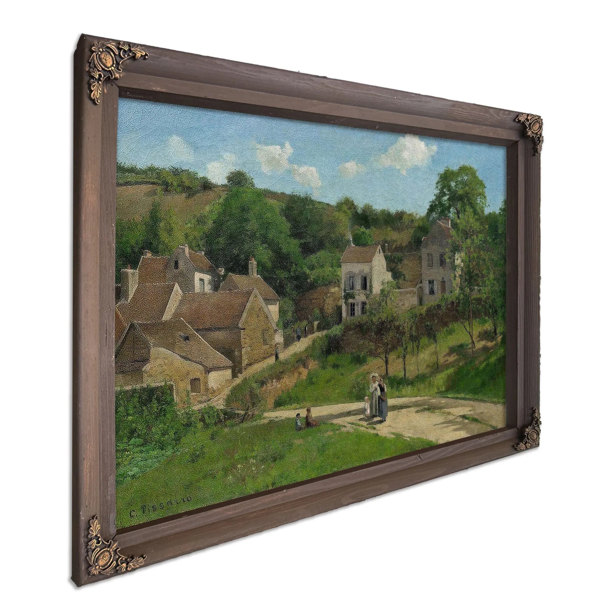 Pissarro Lhermitage A Pontoise 1867 By Camille Pissarro Fine Art Print