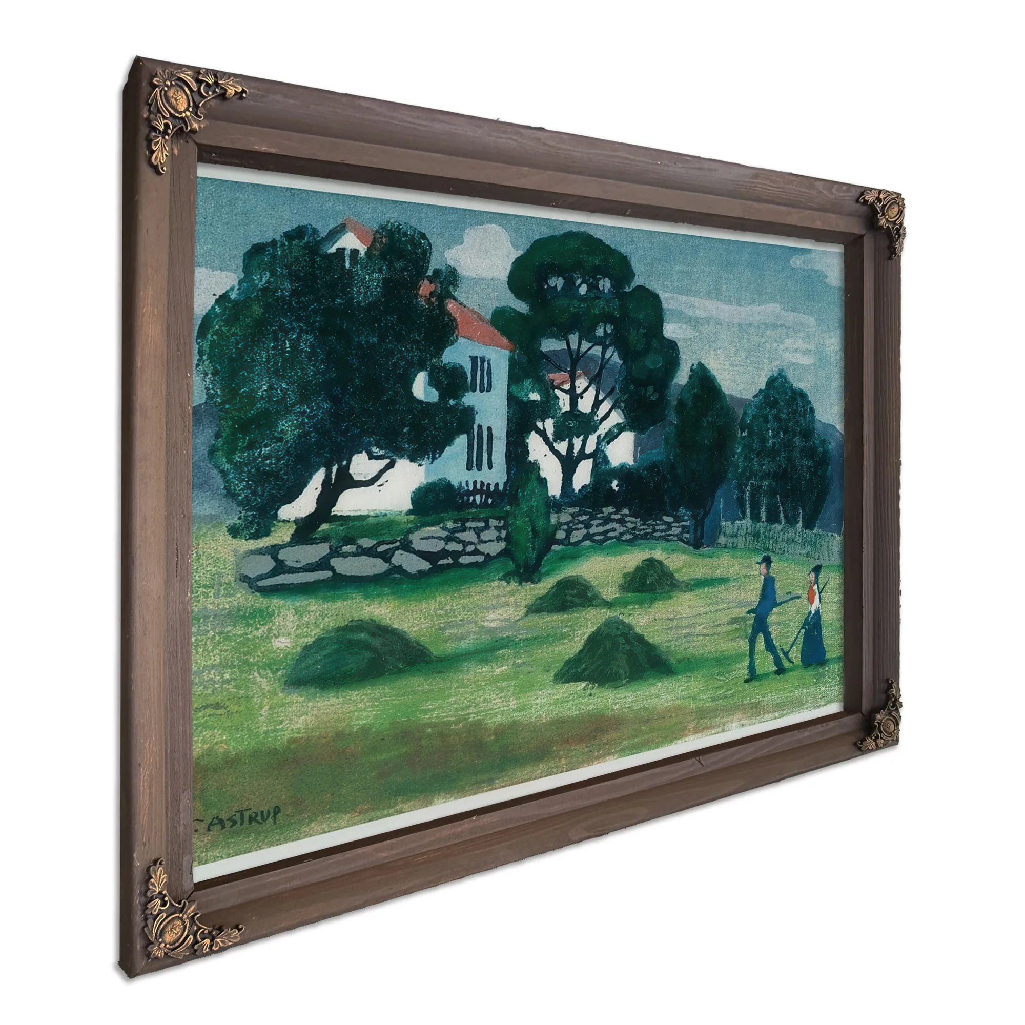 Home From Work 3 By Nicolai Astrup Fine Art Print
