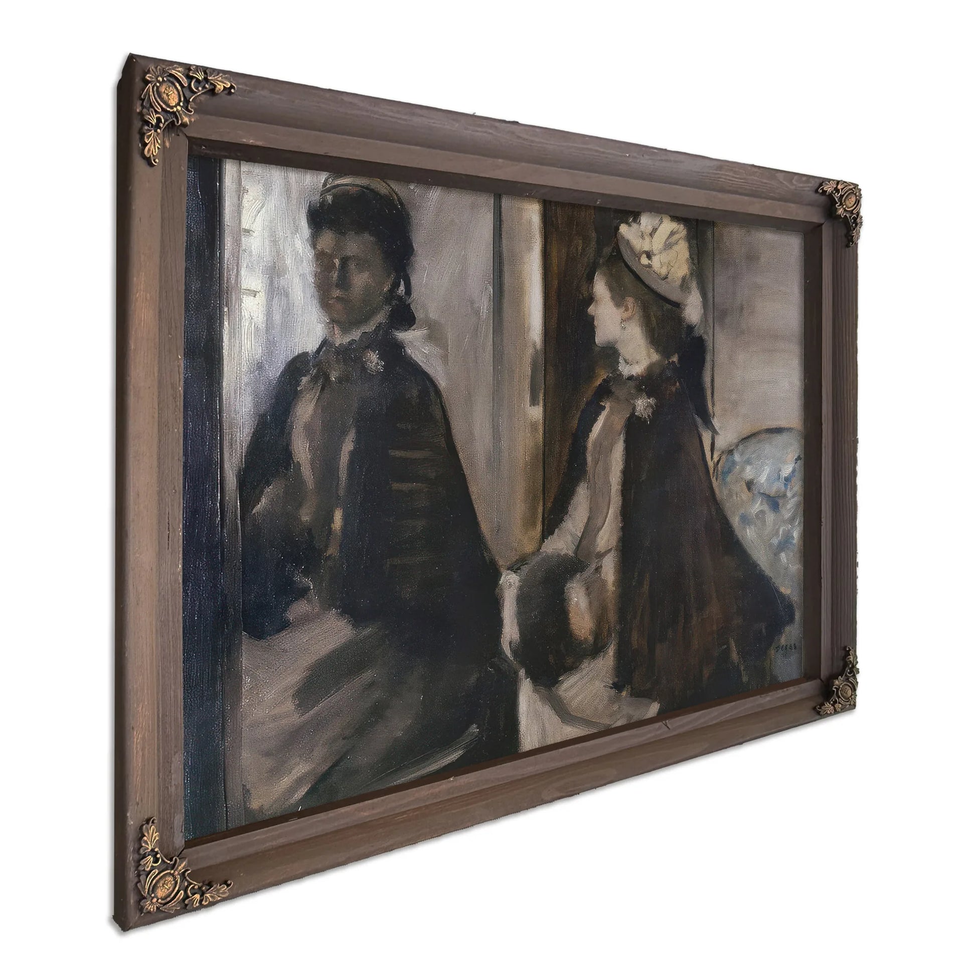 Mrs Jeantaud In The Mirror By Edgar Degas Fine Art Print