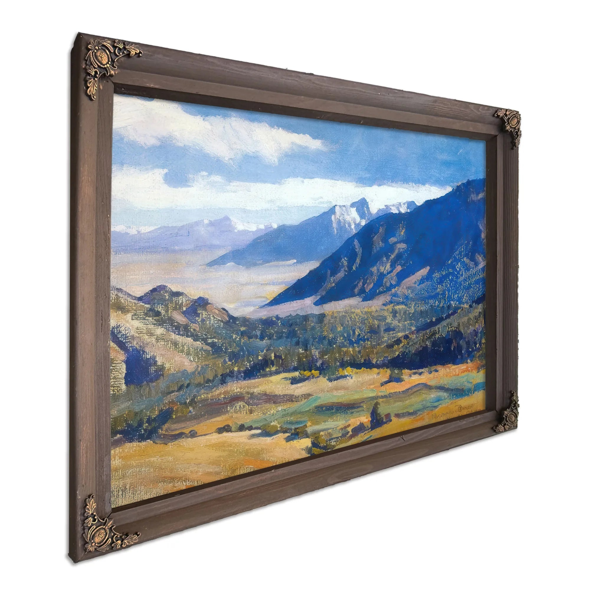 Sierra Nevada From The Desert By Maynard Dixon Fine Art Print
