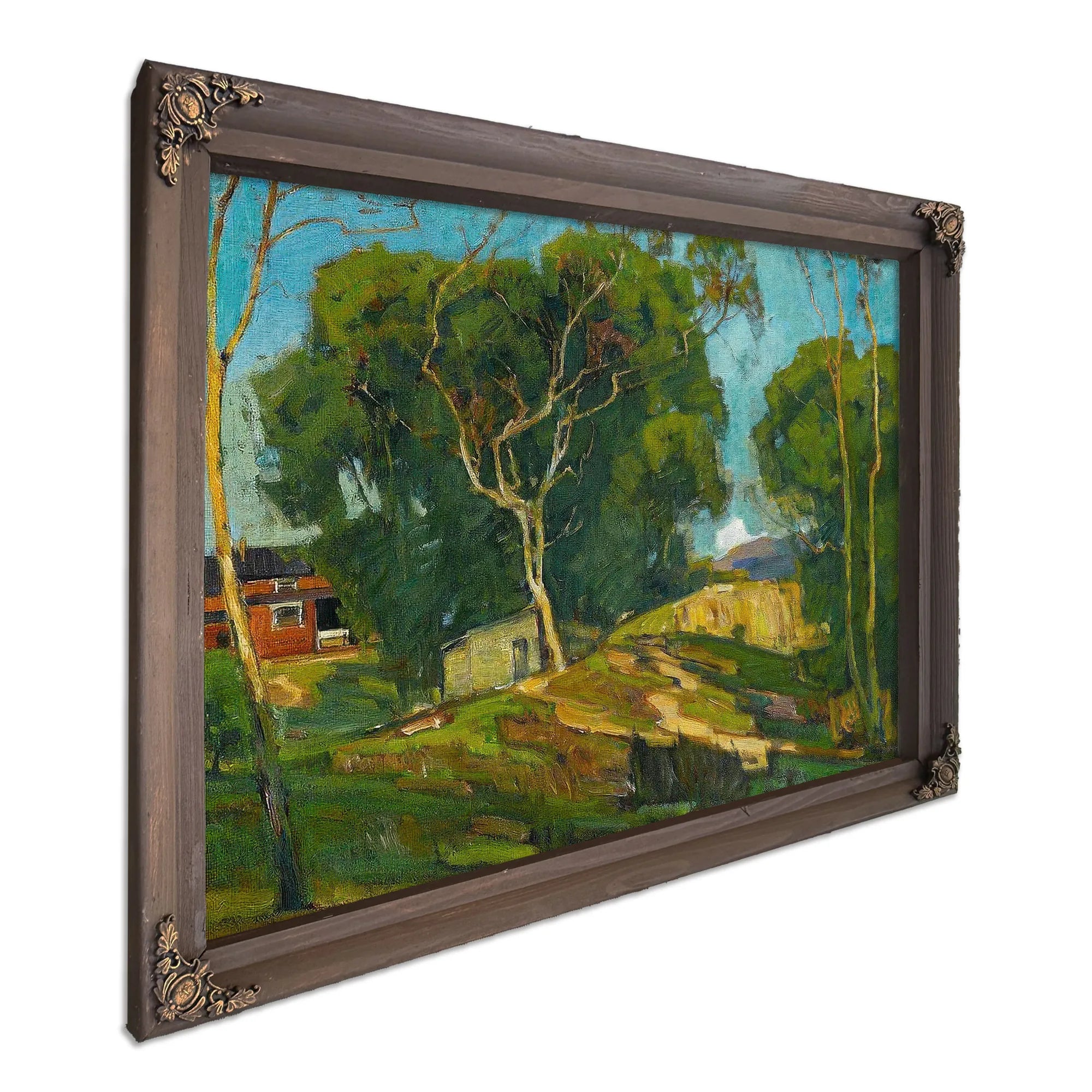 The Red Barn By William Wendt Fine Art Print