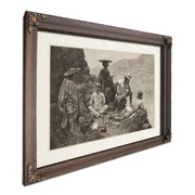 Yaqui Indian Refugees With Captive Mexican Soldier by Frederic Remington