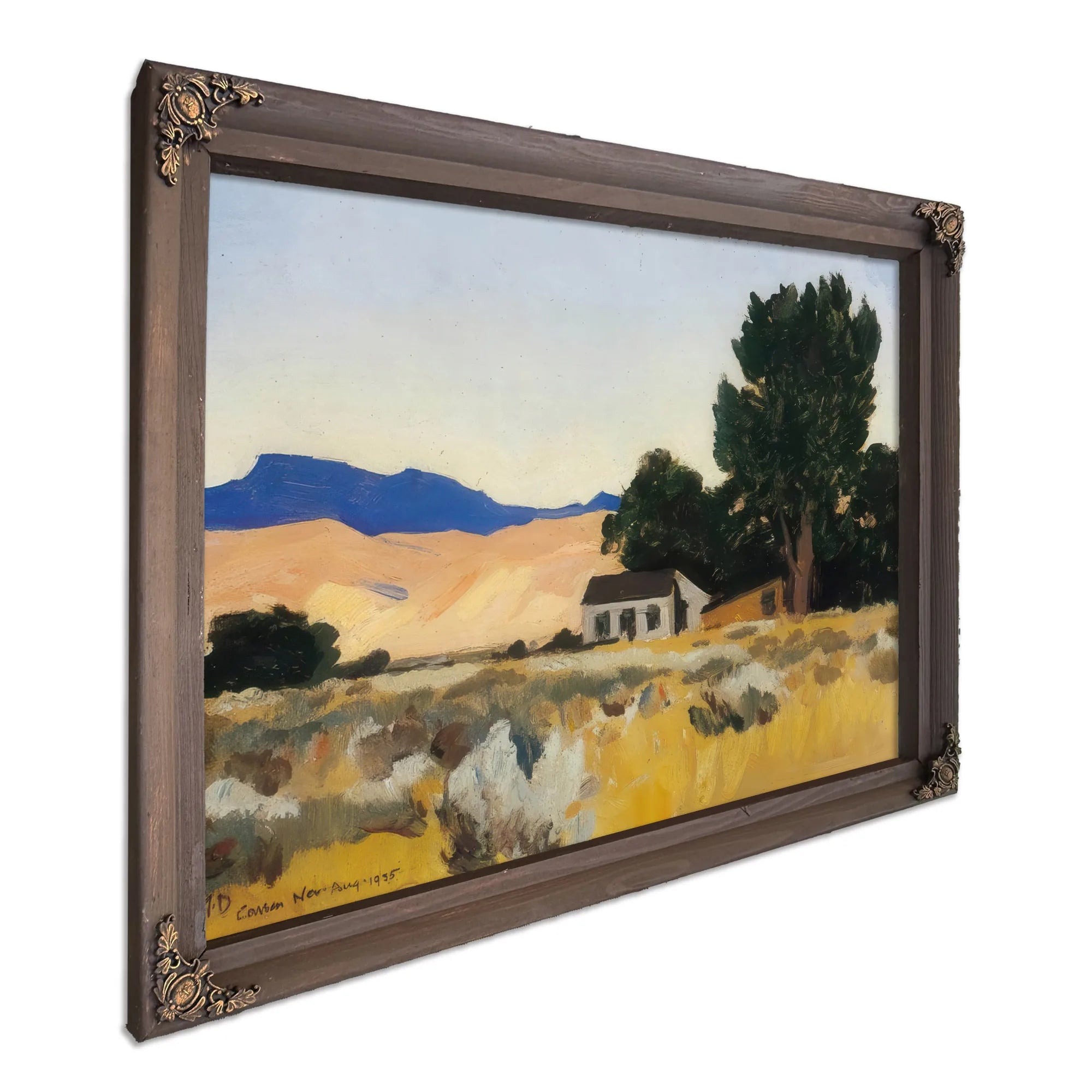 Cottage In Carson By Maynard Dixon Fine Art Print