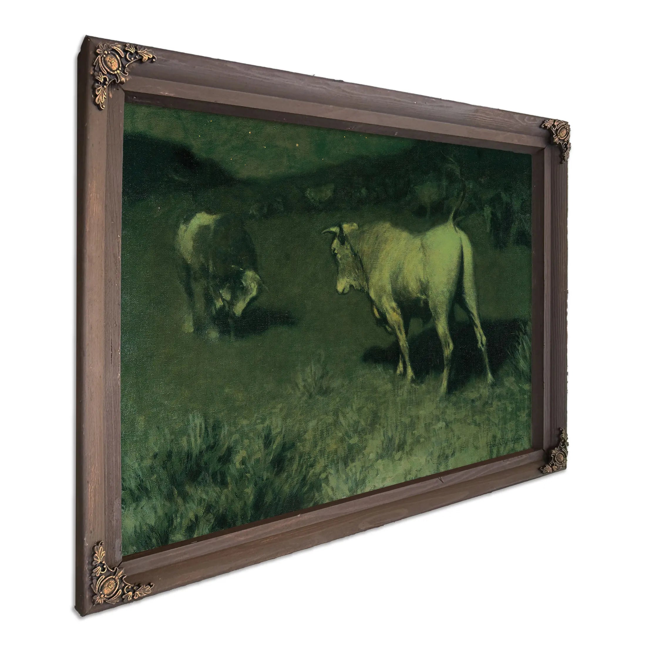The Moaning Of The Bulls by Frederic Remington