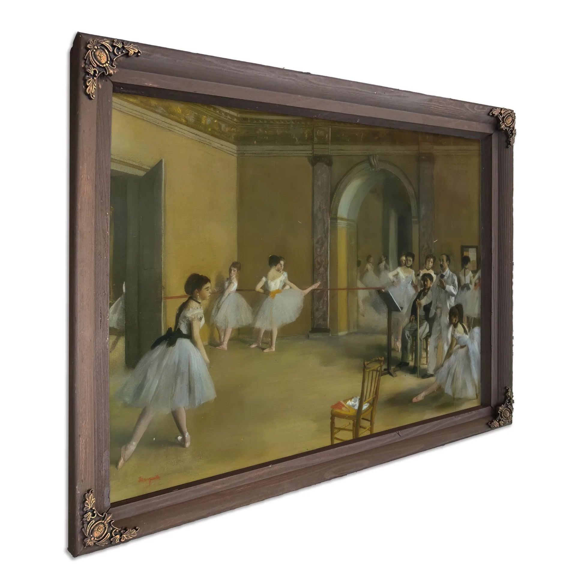 The Dance Foyer At The Opera By Edgar Degas Fine Art Print