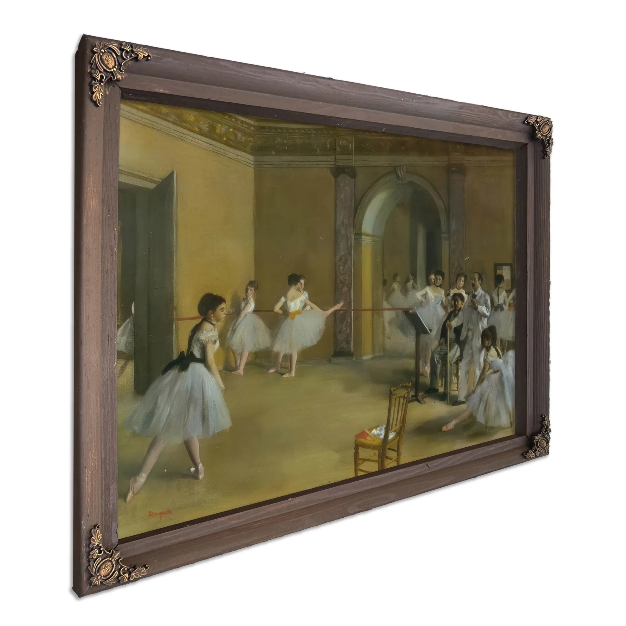 The Dance Foyer At The Opera By Edgar Degas Fine Art Print