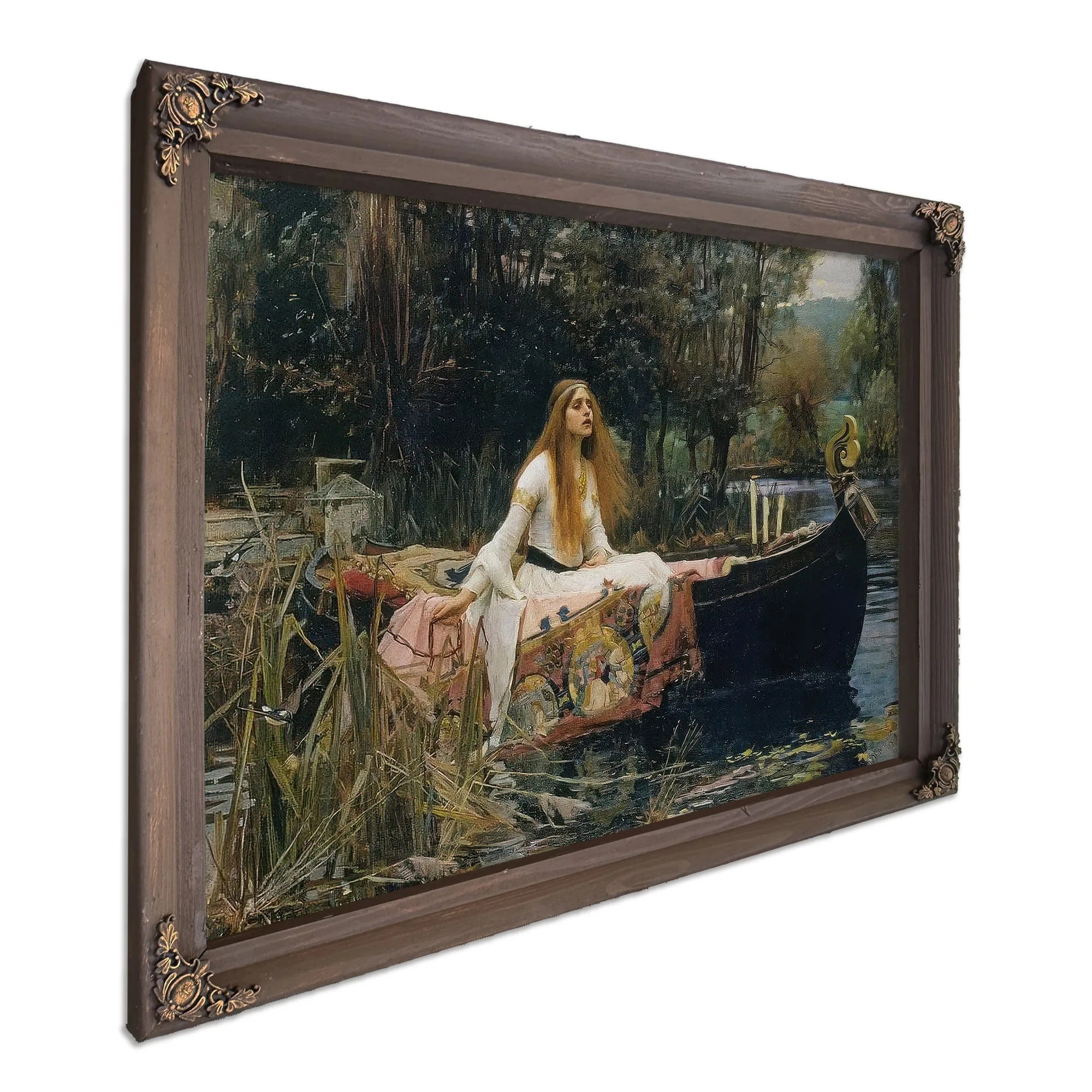 Lady Of Shalott By John William Waterhouse Fine Art Print