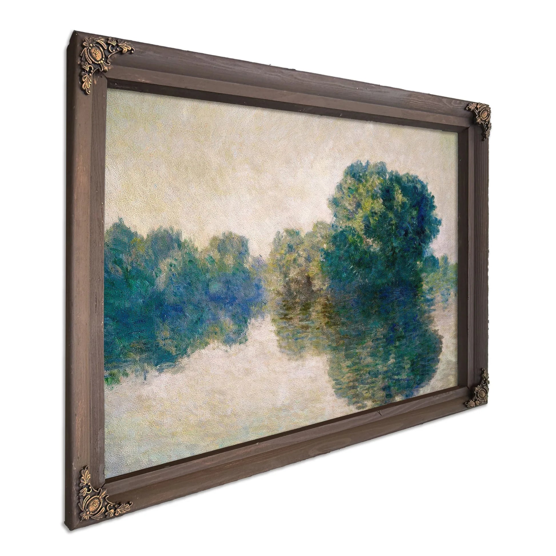 The Seine At Giverny By Claude Monet Fine Art Print