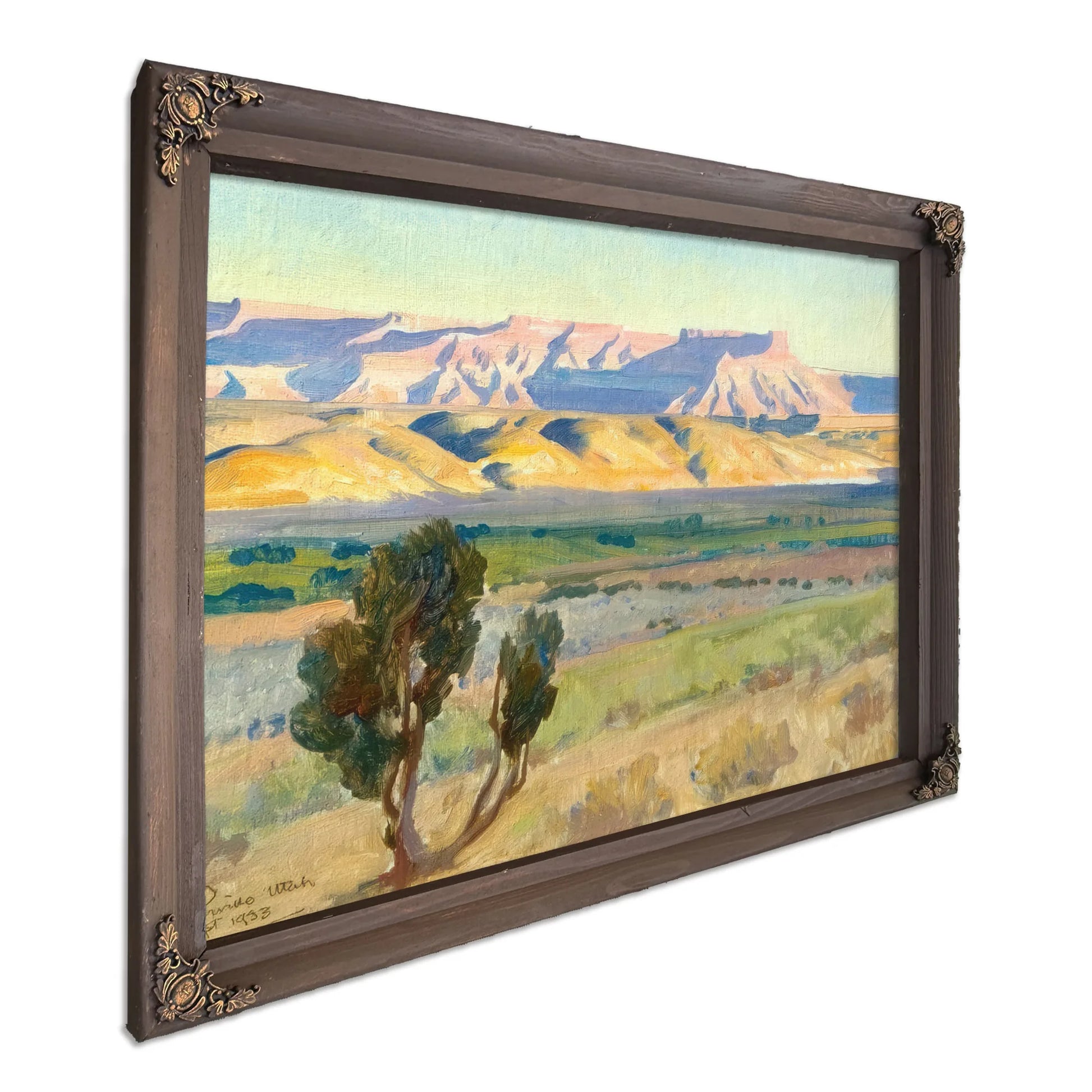 Fields Of Toquerville By Maynard Dixon Fine Art Print