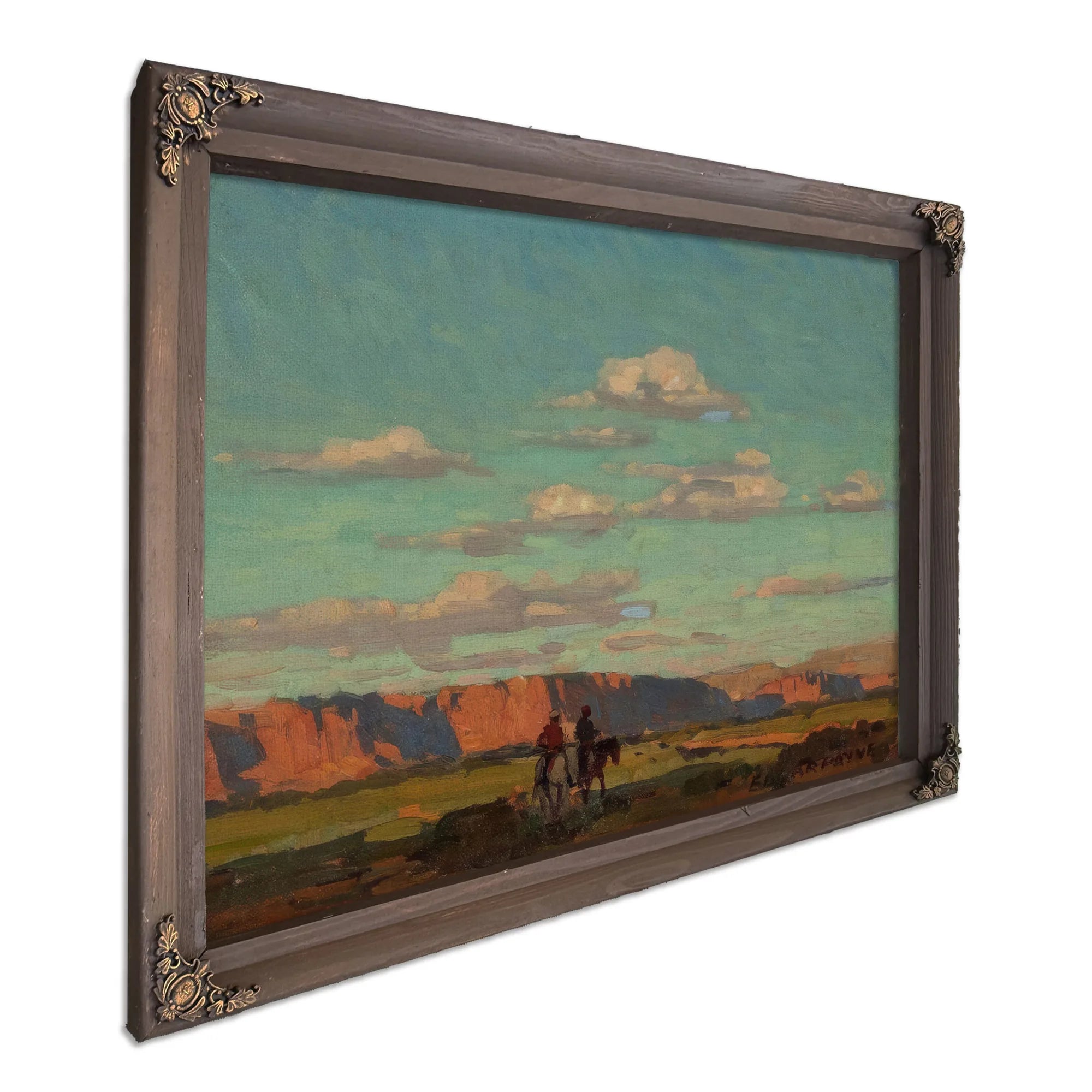 Riders Under Scattered Clouds By Edgar Payne Fine Art Print