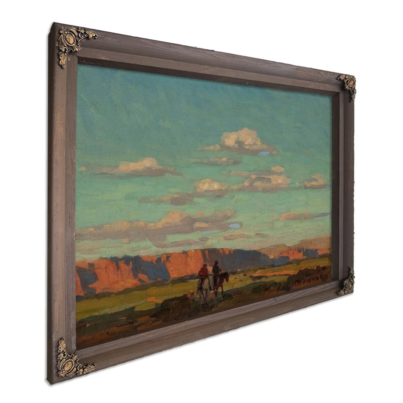 Riders Under Scattered Clouds By Edgar Payne