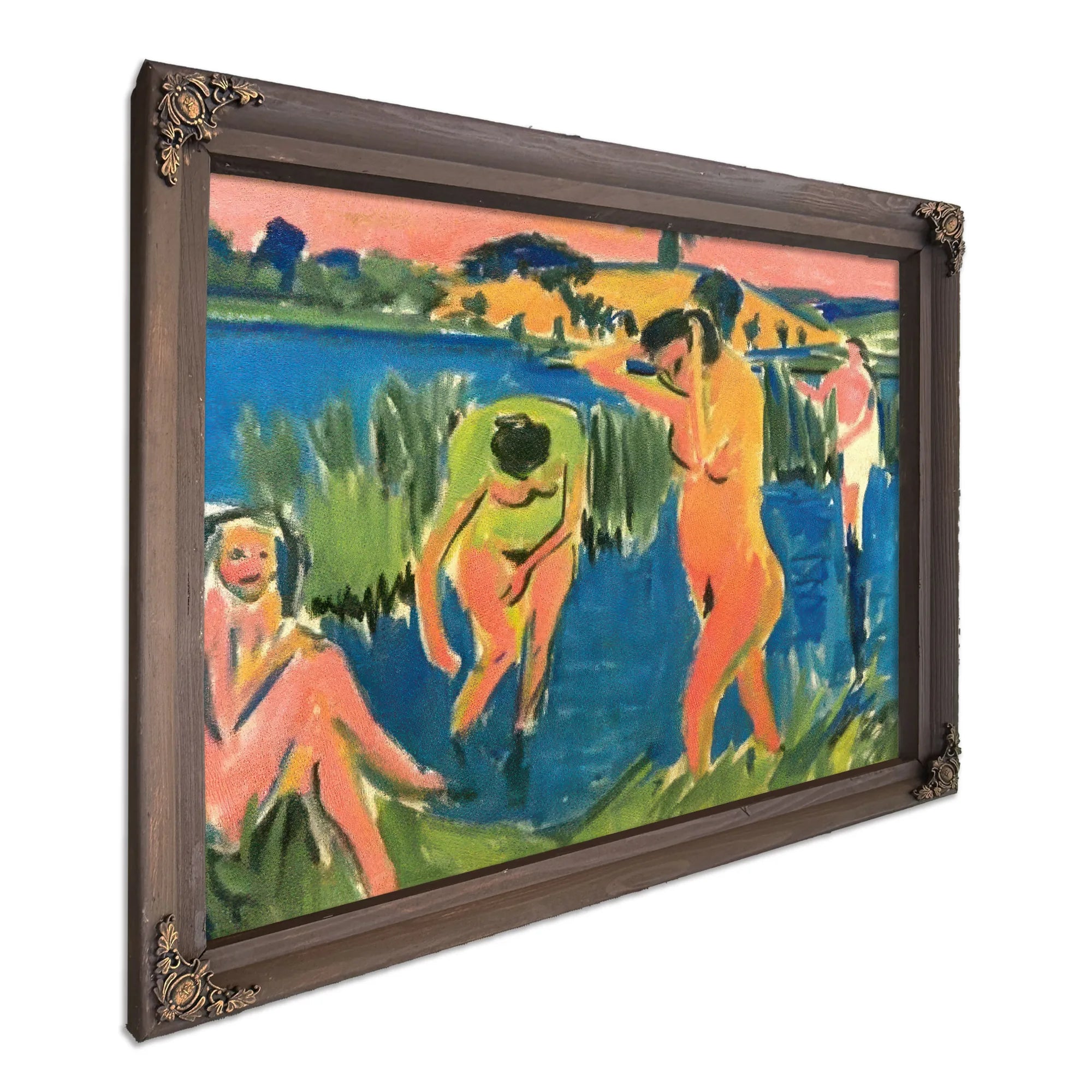 Four Bathers By Ernst Ludwig Kirchner Fine Art Print