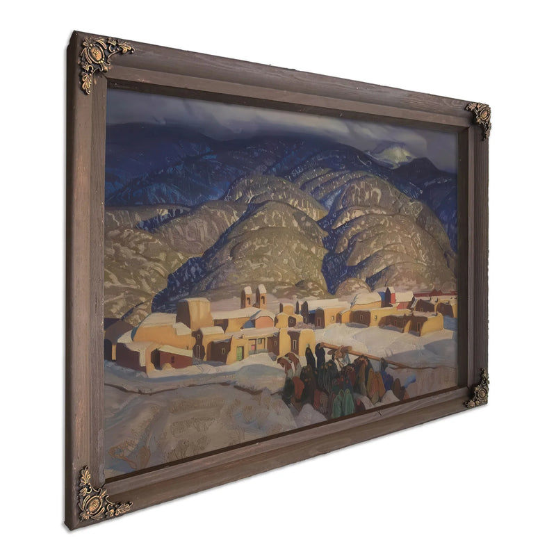 Sangre De Cristo Mountains By Ernest Blumenschein
