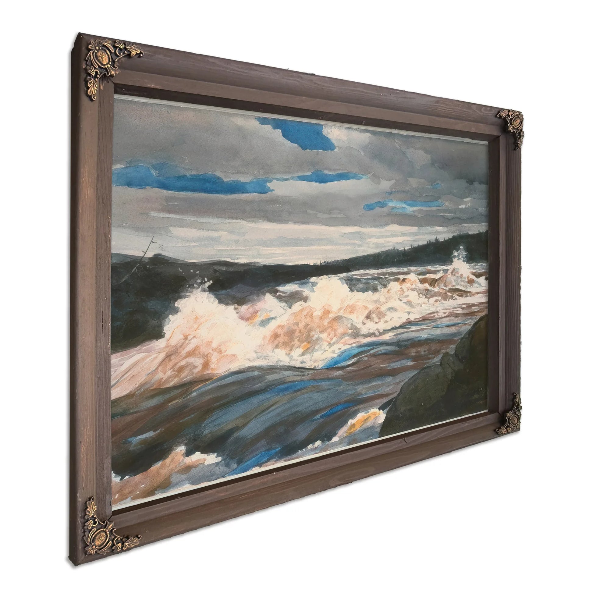 Grand Discharge Lake Saint John Province Of Quebec By Winslow Homer Fine Art Print