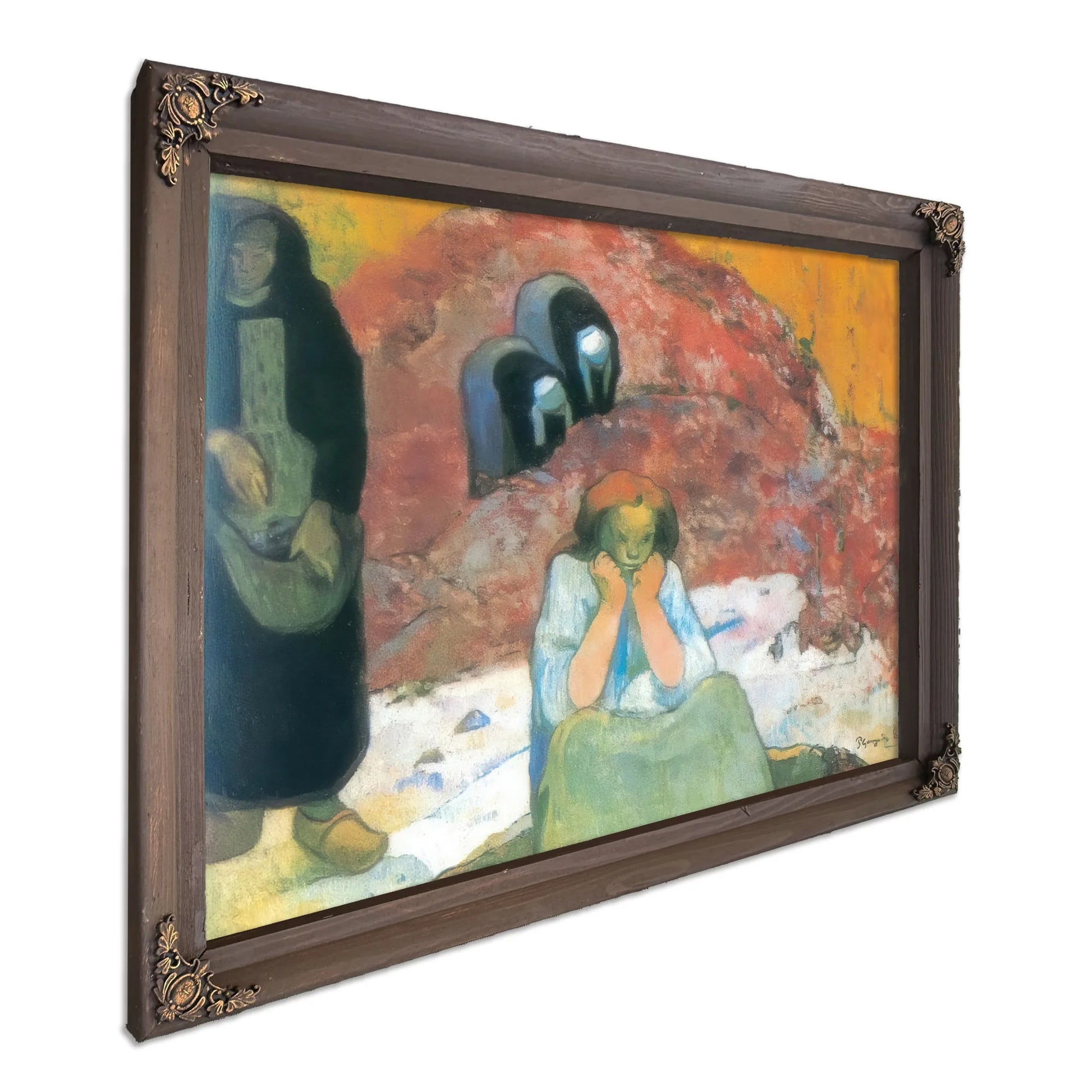 Human Miseries( Grape Harvest In Arles) By Paul Gauguin Fine Art Print