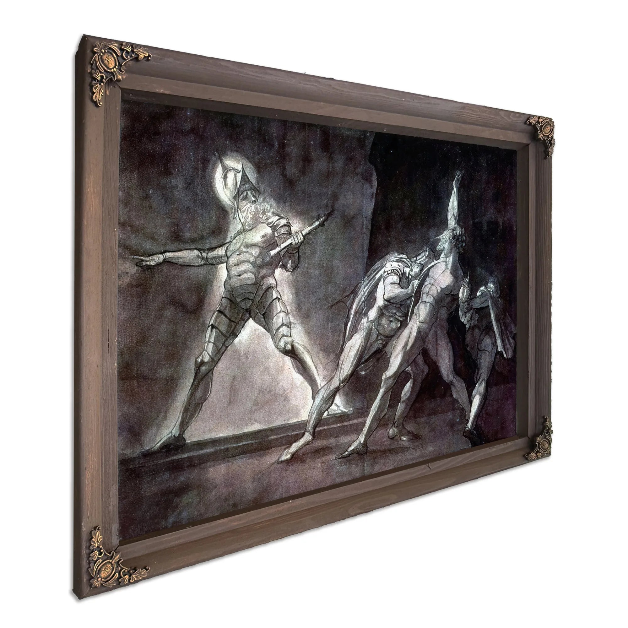 Hamlet And His Father's Ghost By Henry Fuseli Fine Art Print