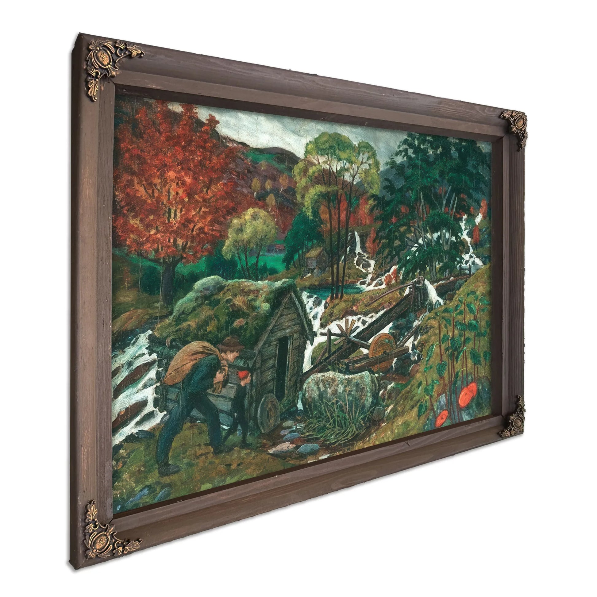 Going To The Mill By Nicolai Astrup Fine Art Print