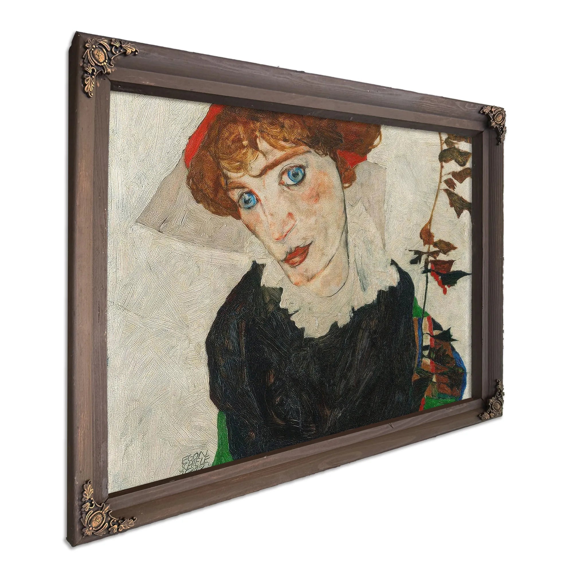 Egon Schiele Portrait Of Wally Neuzil 1912 By Egon Schiele Fine Art Print
