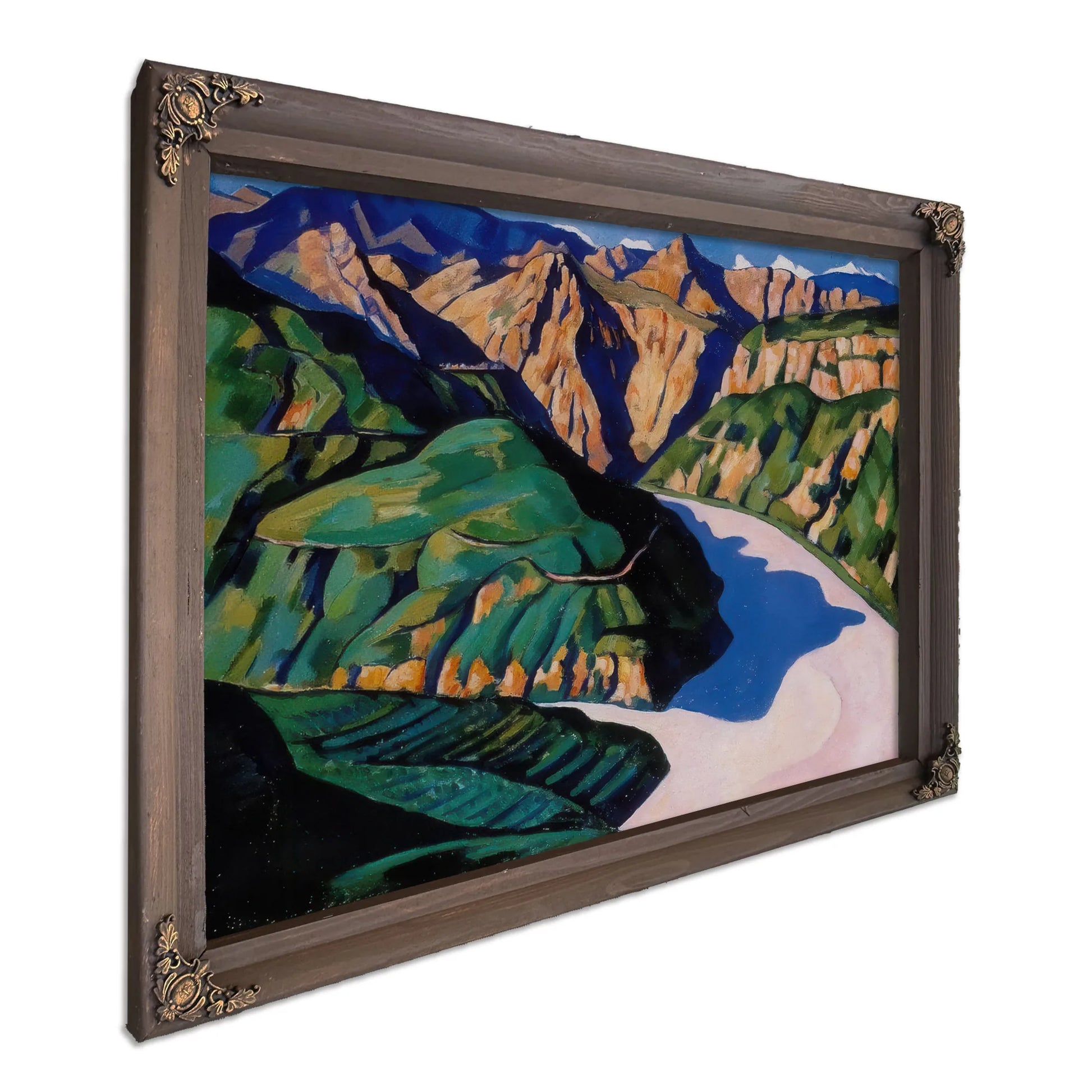Landscape Vence By Marsden Hartley Fine Art Print