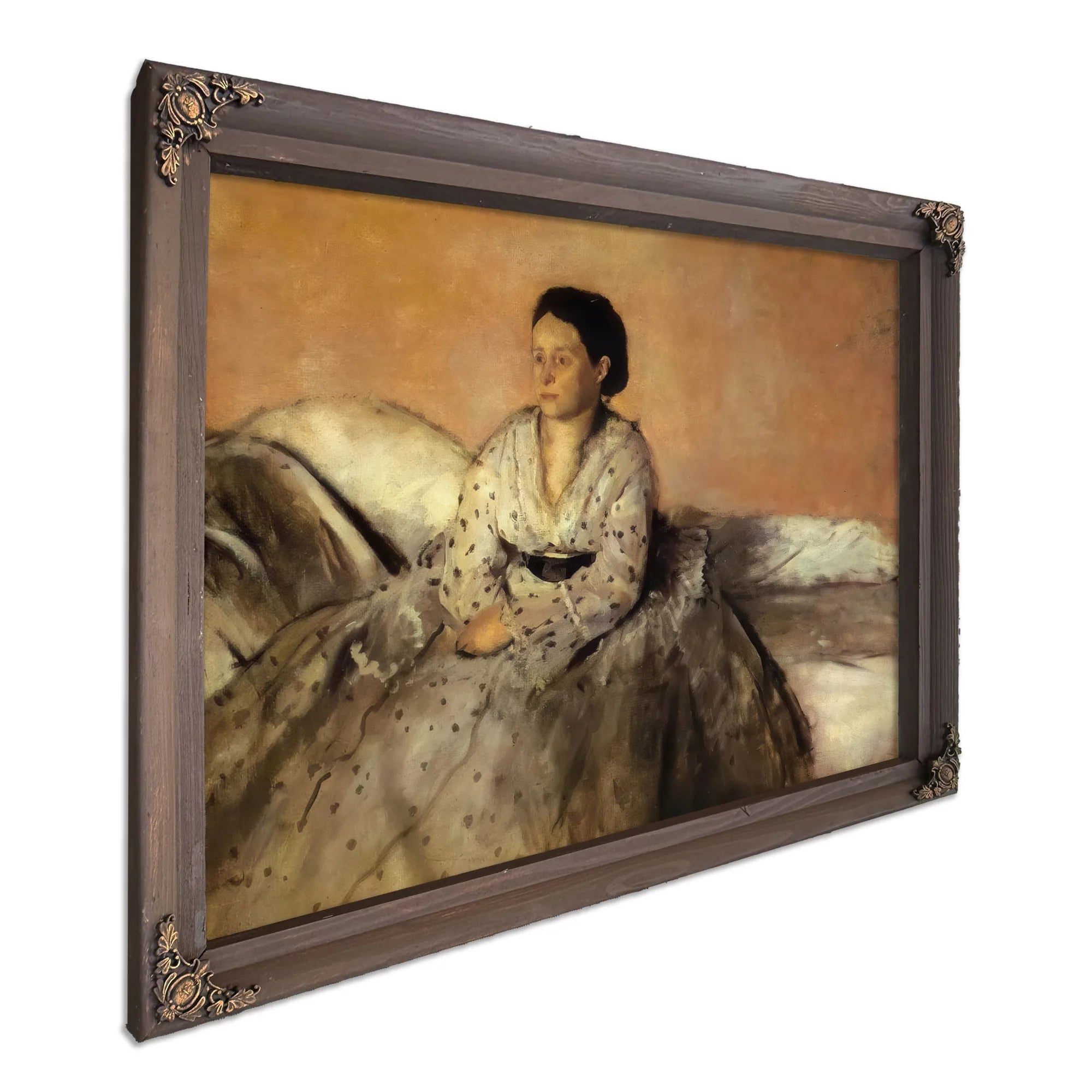 Mme. Rene De Gas By Edgar Degas Fine Art Print
