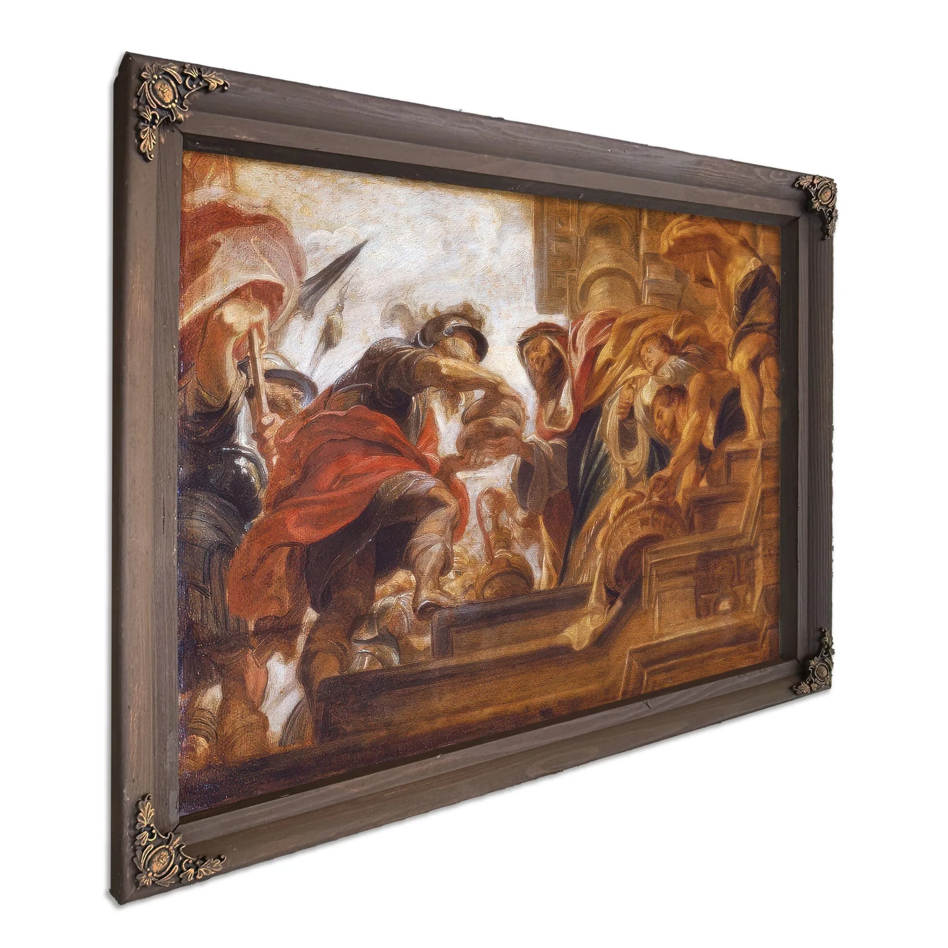 Abraham And Melchizedek By Peter Paul Rubens Fine Art Print