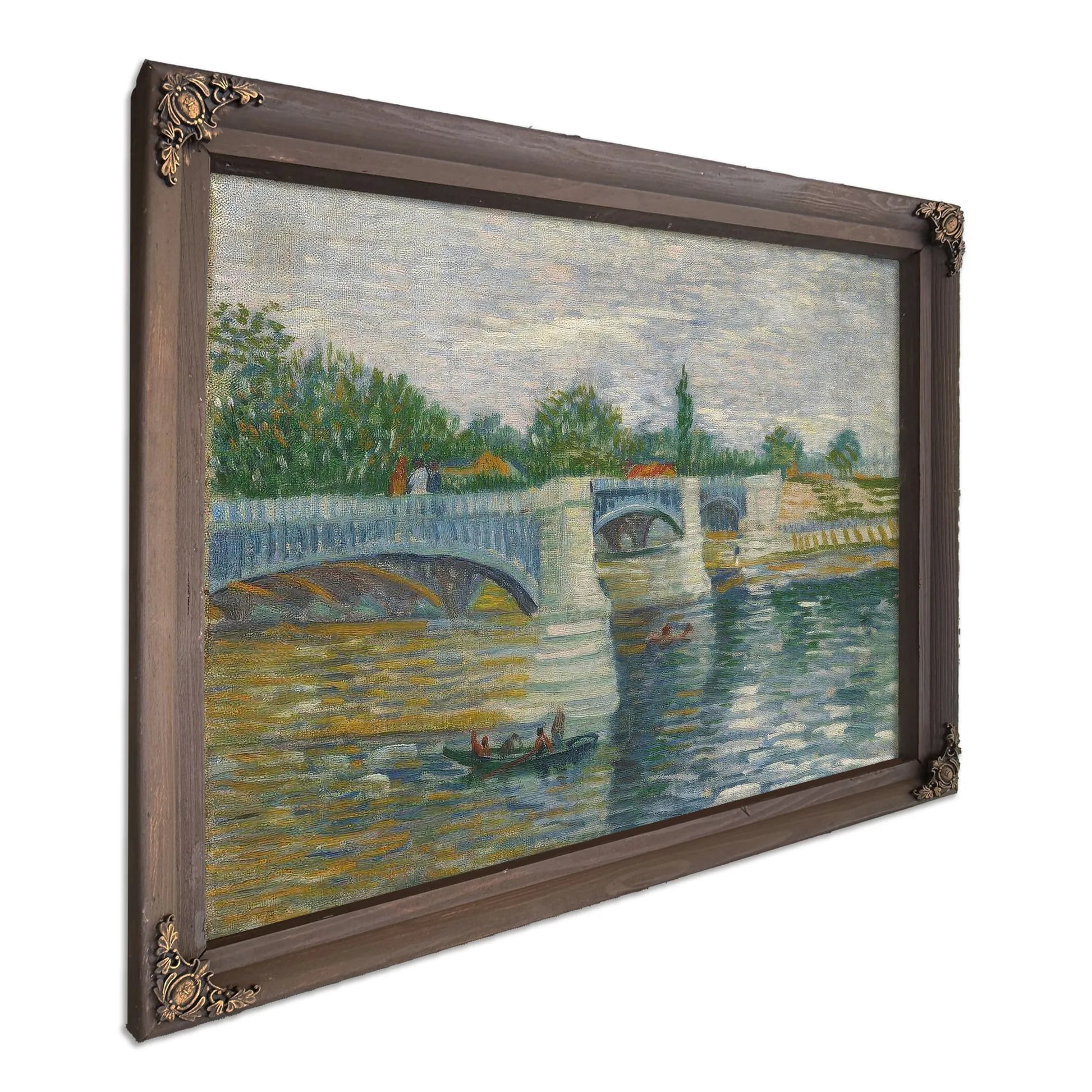 The Bridge Of Courbevoie Paris May Jul 1887 (El Puente De Courbevoie) By Vincent Van Gogh Fine Art Print