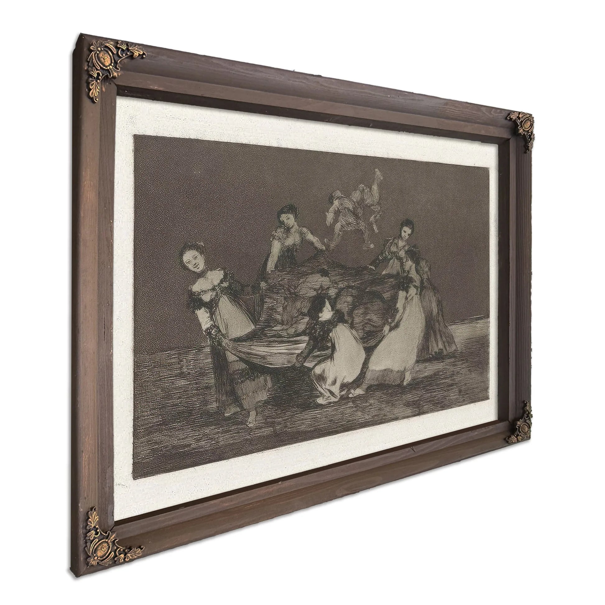 Disparate Femenino (Feminine Folly) Also Known As Pesa Mas Que Un Burro Muerto (Heavier Than A Dead Donkey) From The Series Los Disparates (Los Proverbios) By Francisco De Goya Fine Art Print
